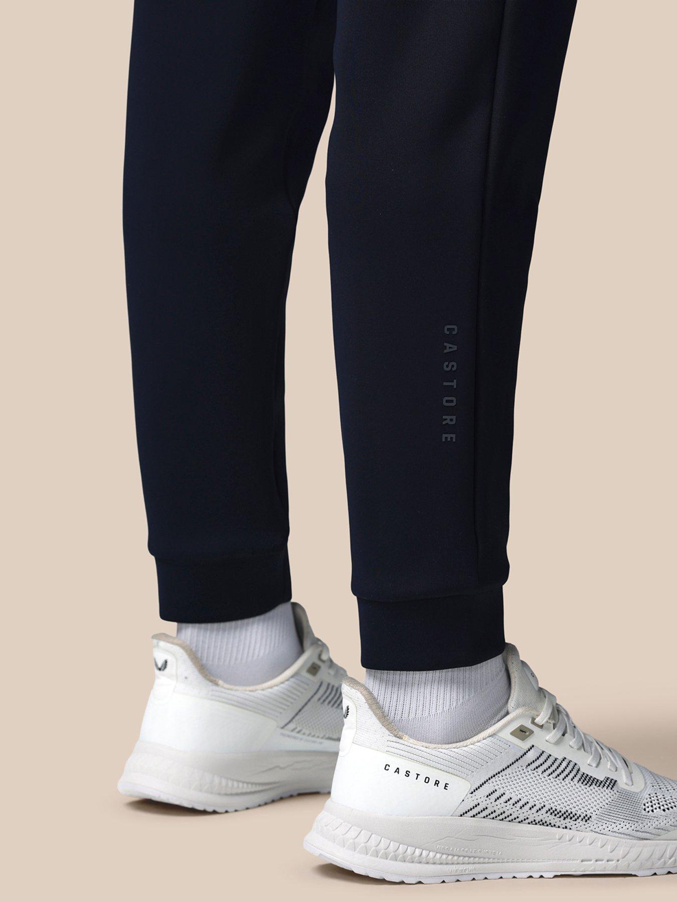 Image 6 of 7 of Castore Mens Training Flex Stretch Zip Pocket Joggers - Navy