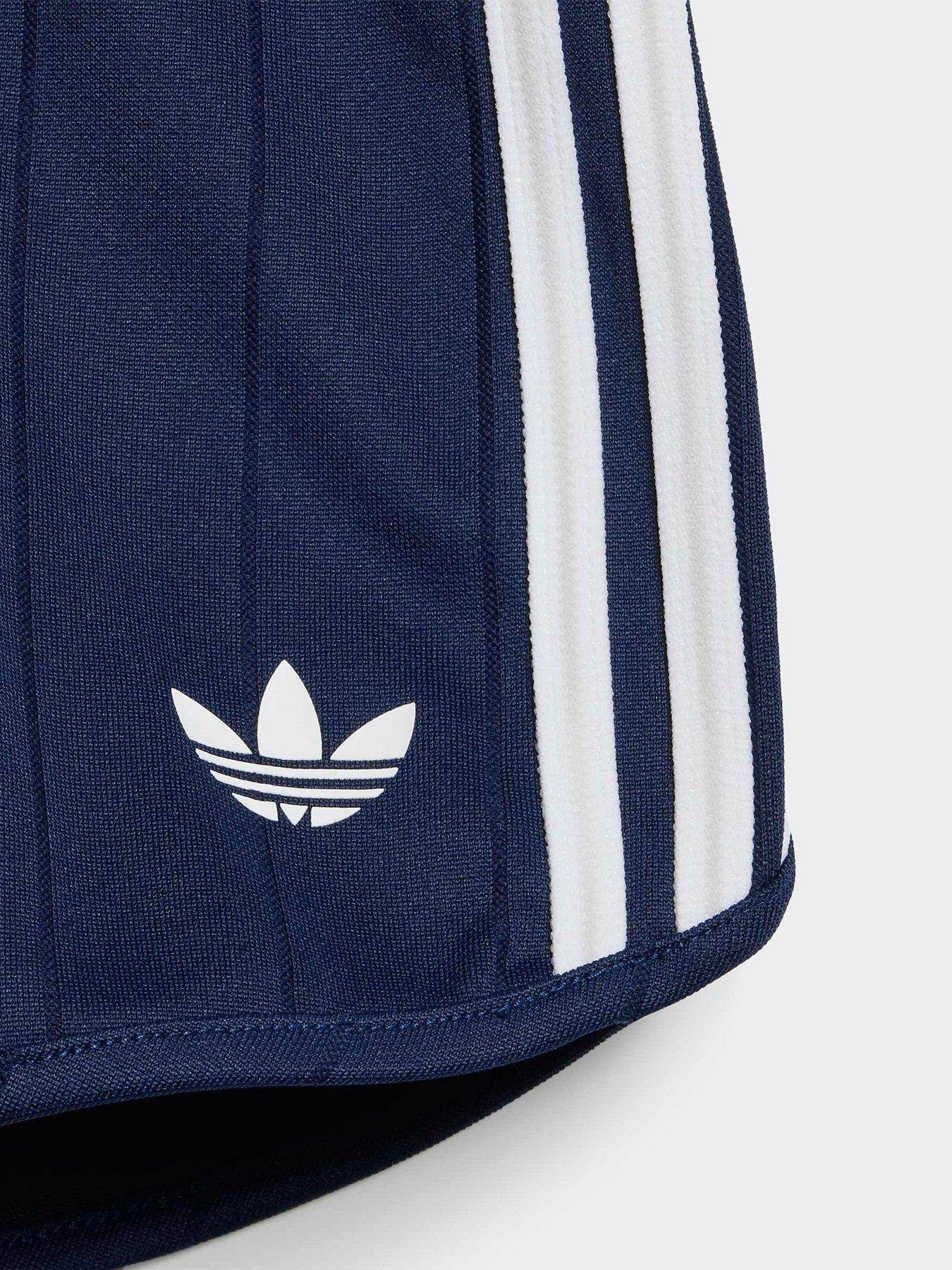 Image 5 of 6 of adidas Originals Infant Striped Short Set - Blue