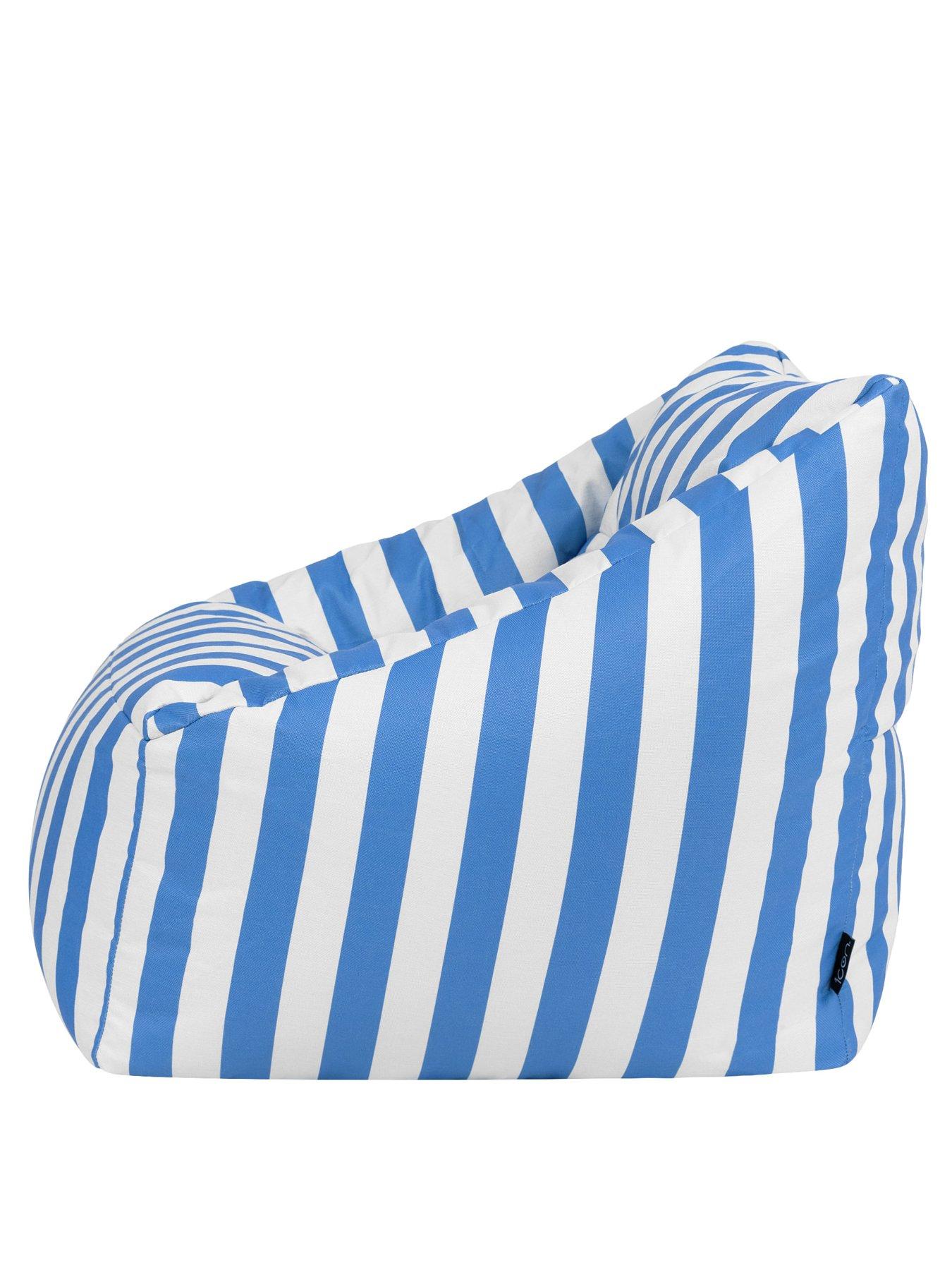 Image 5 of 6 of Icon Beanbags Natalia Woven Stripe Armchair Bean Bag
