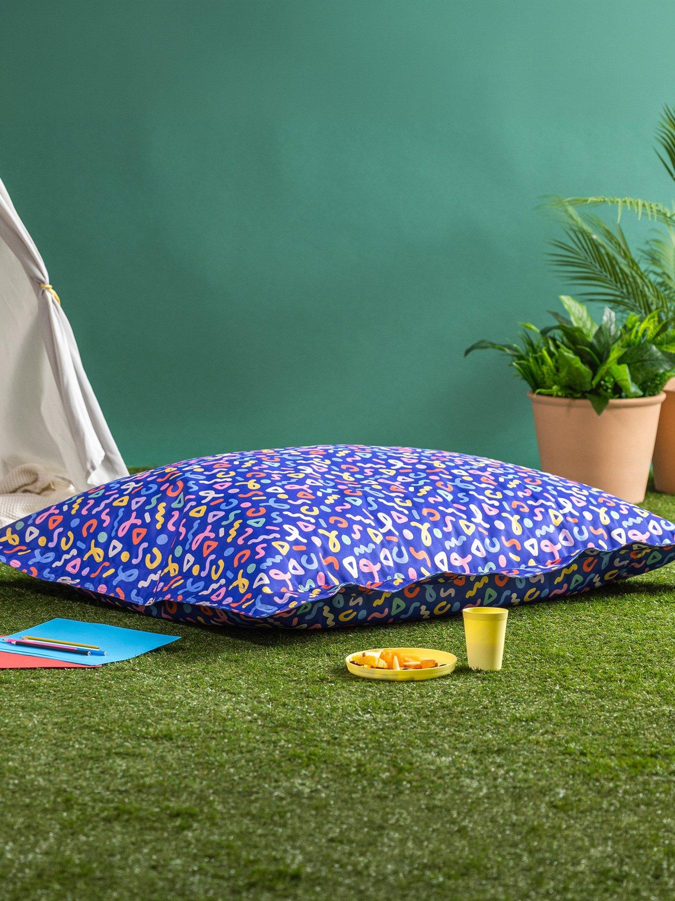 Icon Beanbags Kids Giant Floor Cushion Bean Bag (Print)