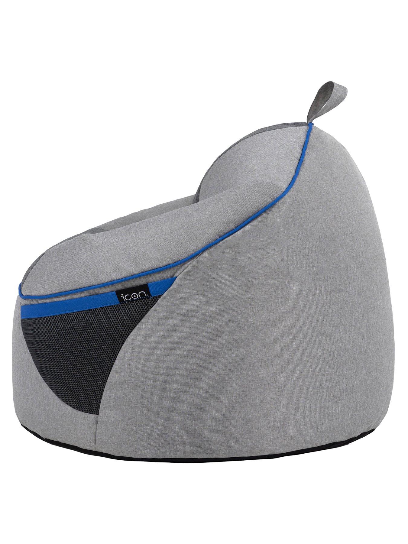 Image 3 of 7 of Icon Beanbags Alpha Kids Gaming Bean Bag- Grey