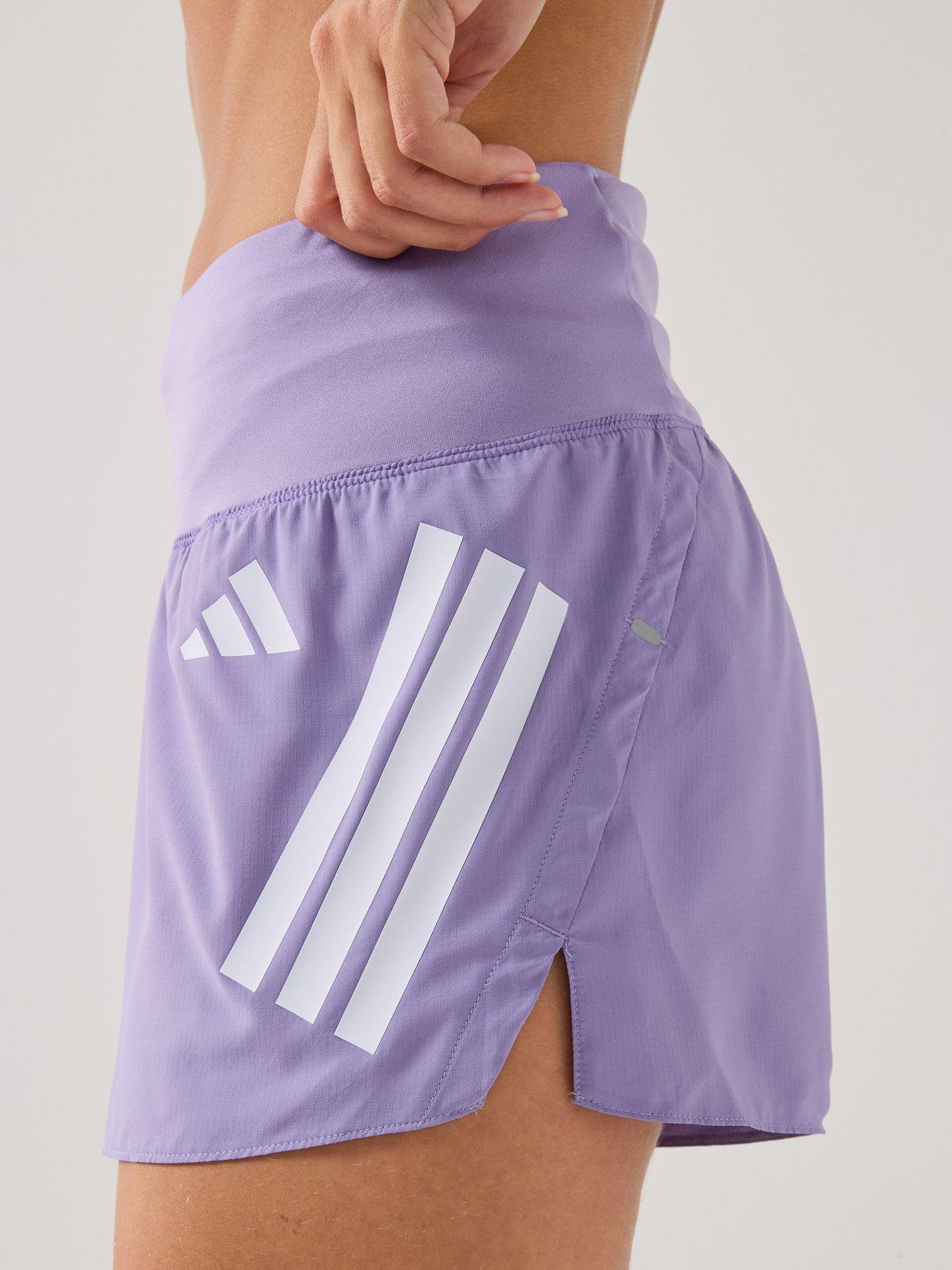Image 5 of 5 of adidas Womens Running Adi365 5 Inch Woven Shorts - Purple