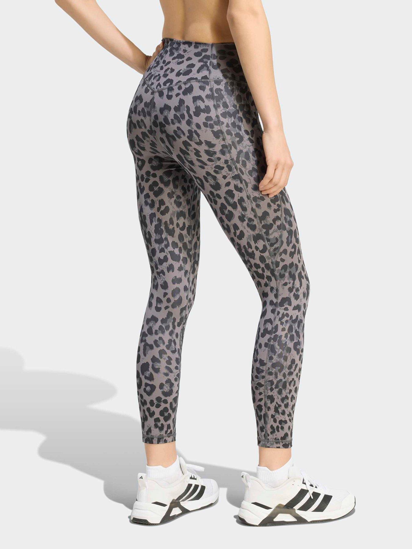 Image 2 of 4 of adidas Womens Training Optime Essentials 7/8 Tights - Grey