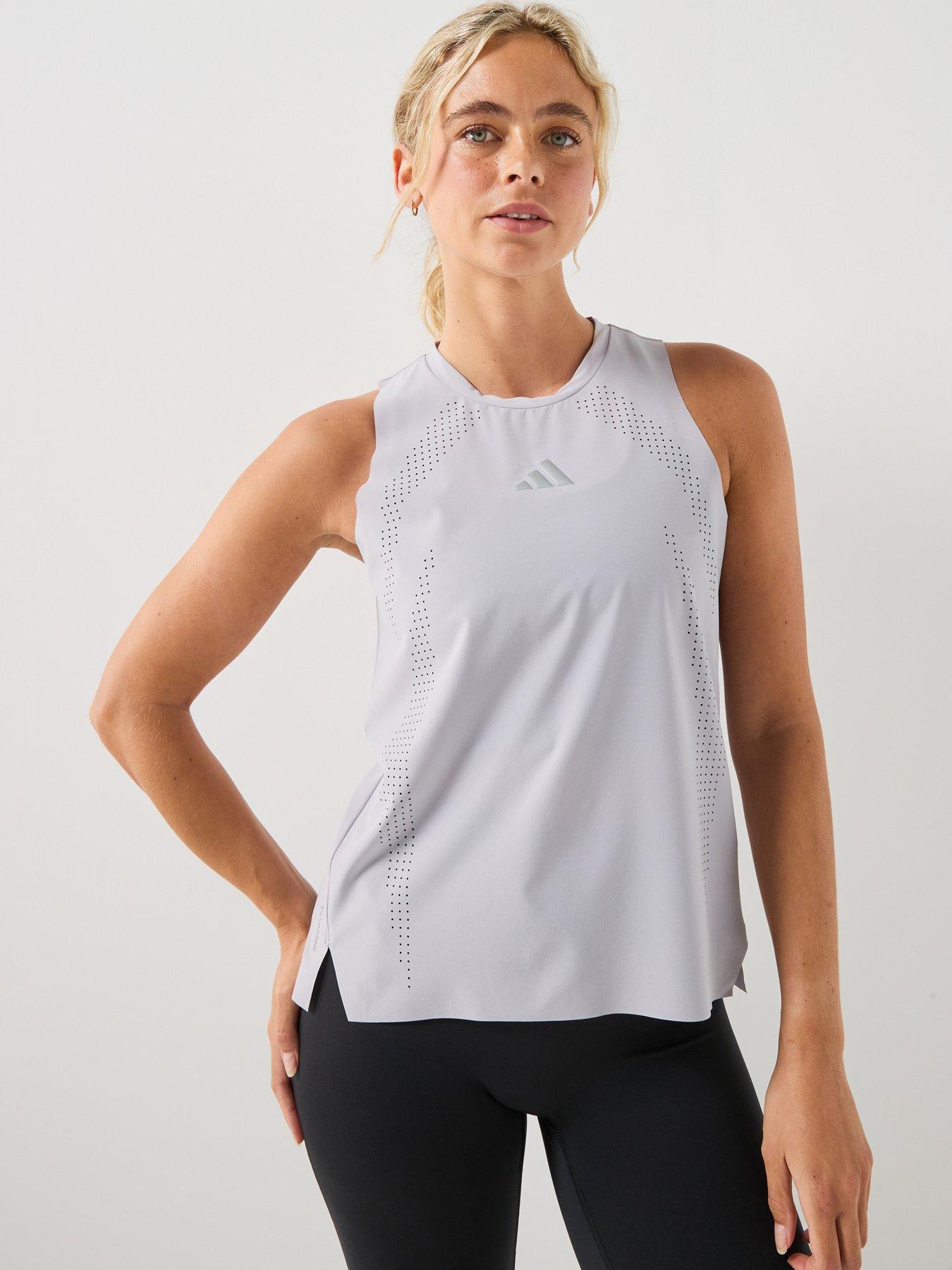 Image 1 of 5 of adidas Women's Running Tank Top - Grey