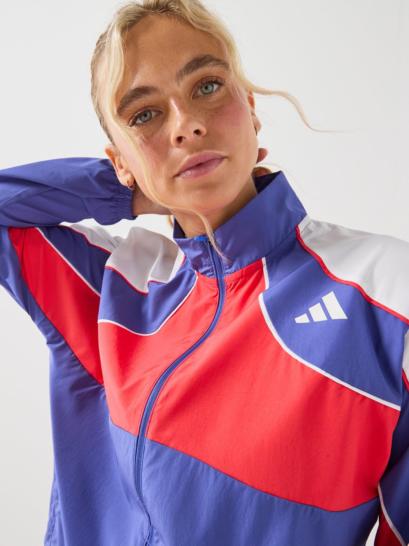 Image 4 of 6 of adidas Womens Running Adizero Jacket - Navy