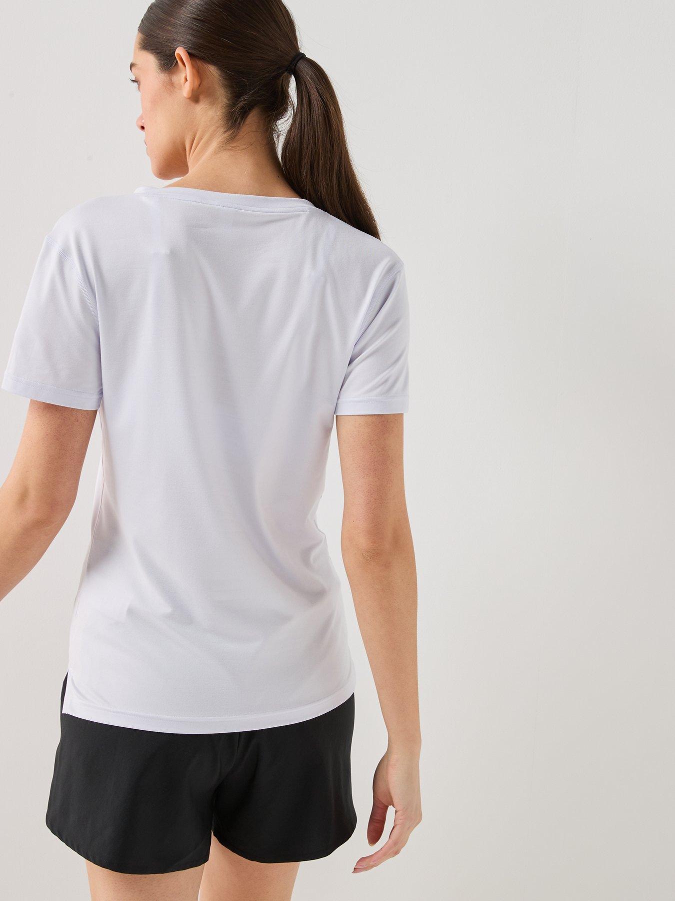 Image 2 of 6 of adidas Womens Training Workout Essentials T-Shirt - Purple