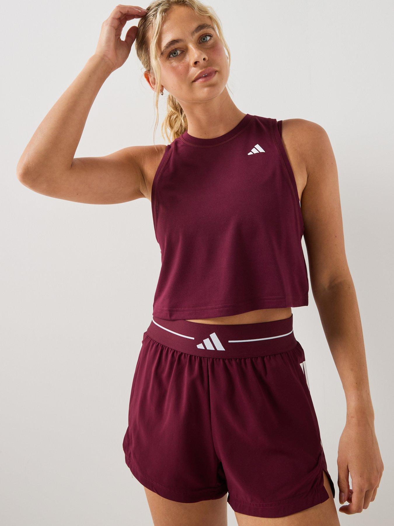 Image 5 of 5 of adidas Womens Training Workout Essentials Tank - Red
