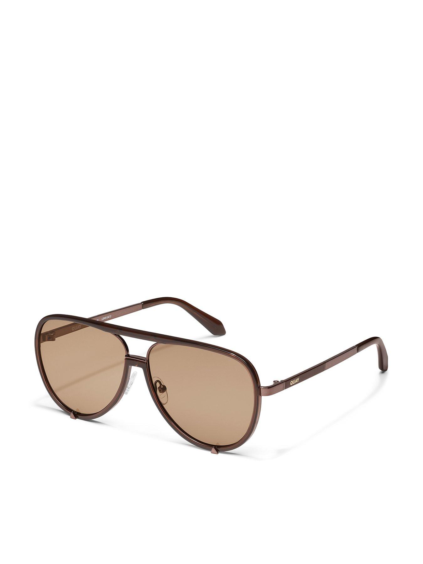 Image 1 of 2 of QUAY AUSTRALIA High Profile Aviator Sunglasses