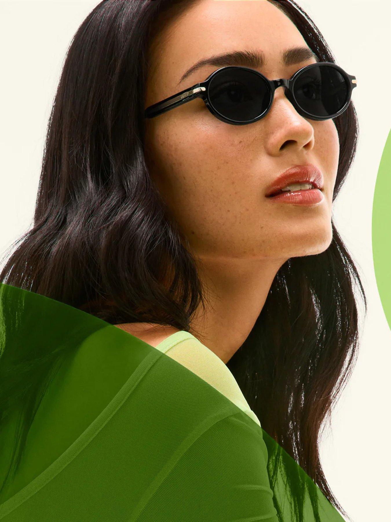 Image 4 of 4 of QUAY AUSTRALIA Nevermind 90s Inspired Oval Sunglasses