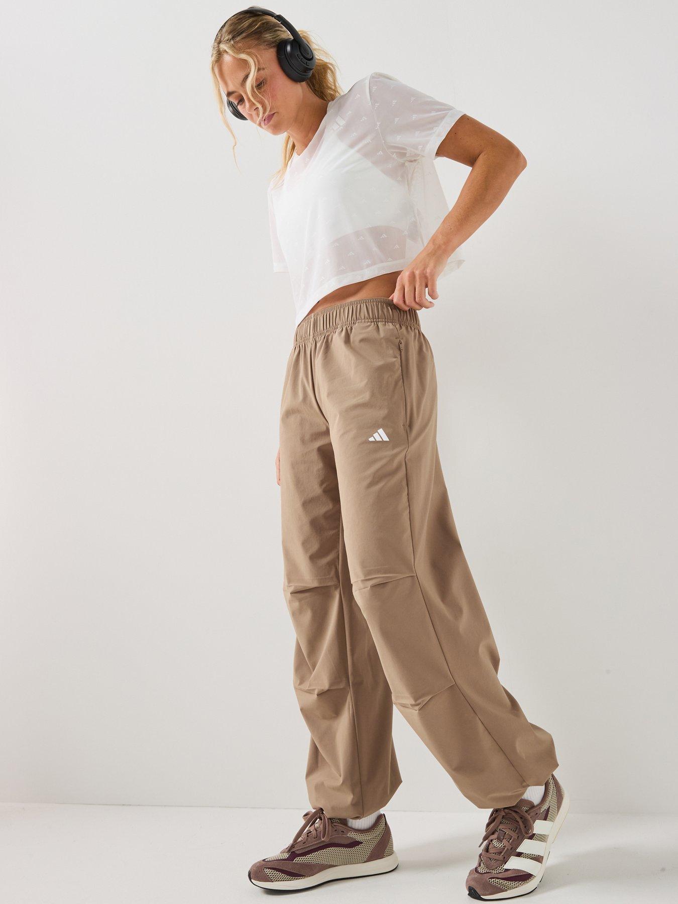 adidas Womens Training Workout Essentials Pants - Green