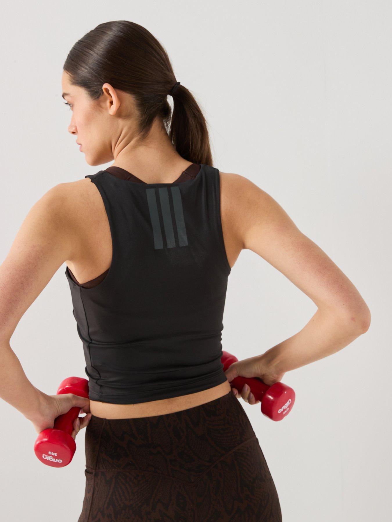 Image 2 of 6 of adidas Womens Training Motion Tank - Black