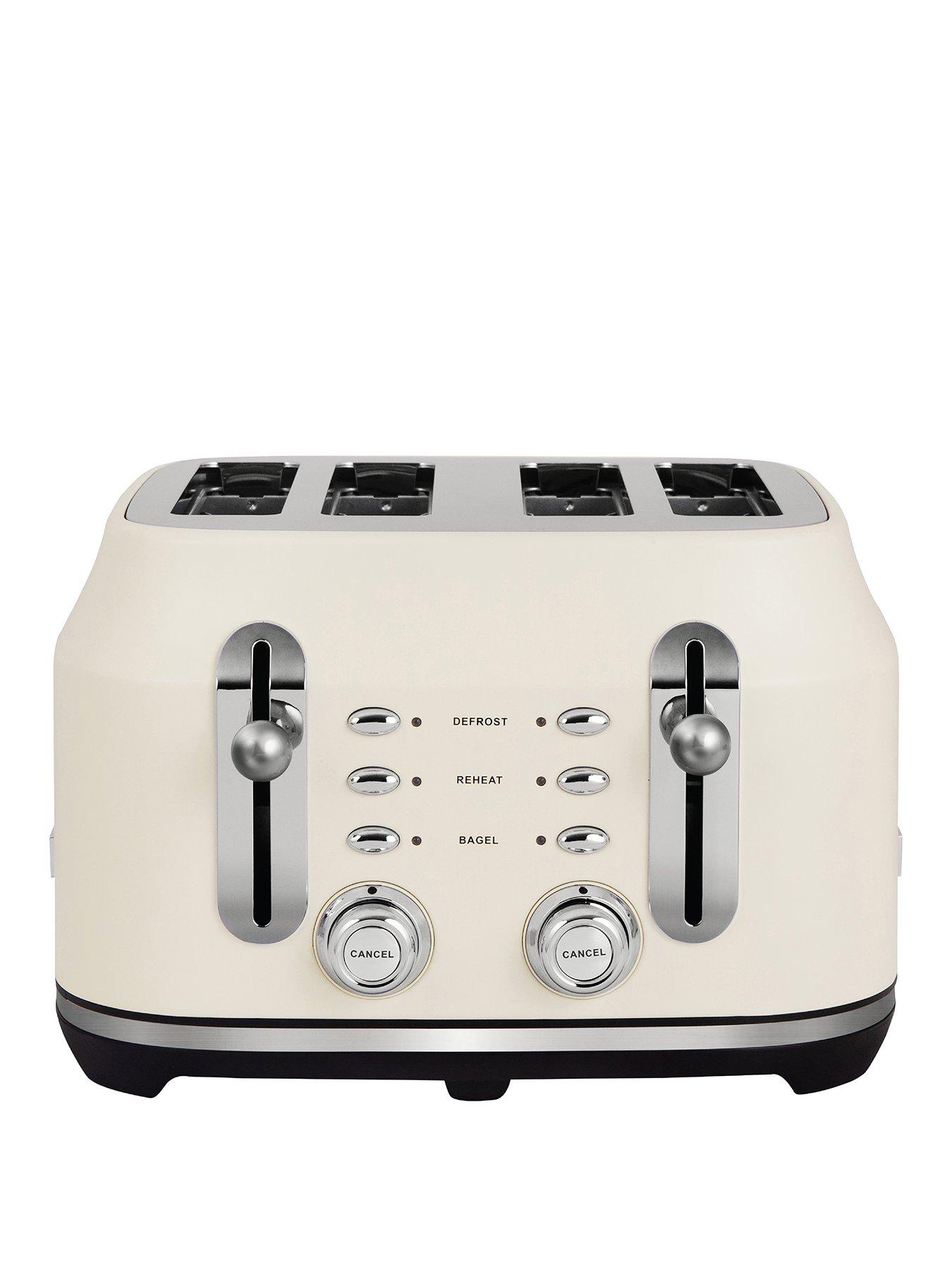 Rangemaster RMCL4S304CM Classic Toaster in Matt Pale Cream