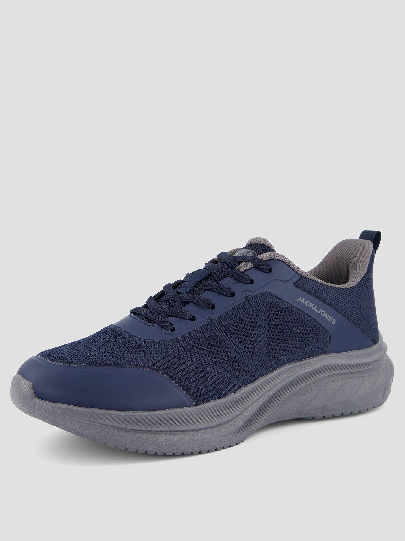 Image 2 of 7 of Jack & Jones Drago Knit Sneaker - Navy