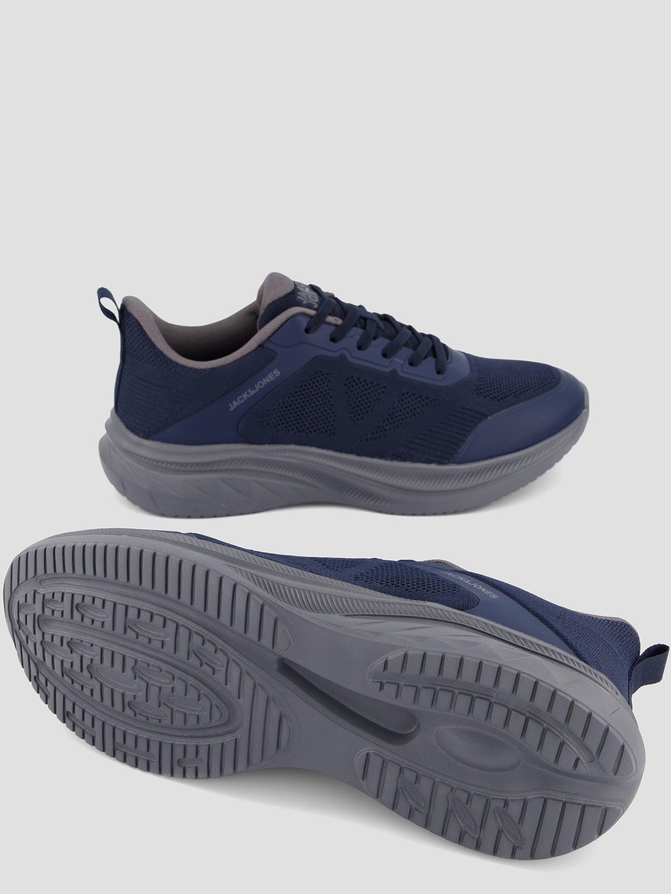 Image 4 of 7 of Jack & Jones Drago Knit Sneaker - Navy