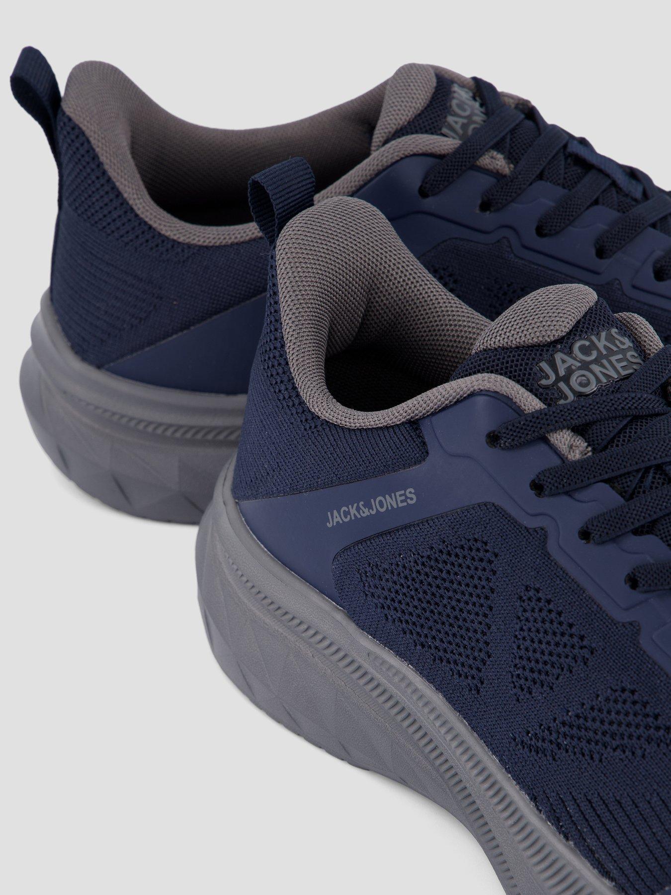Image 5 of 7 of Jack & Jones Drago Knit Sneaker - Navy