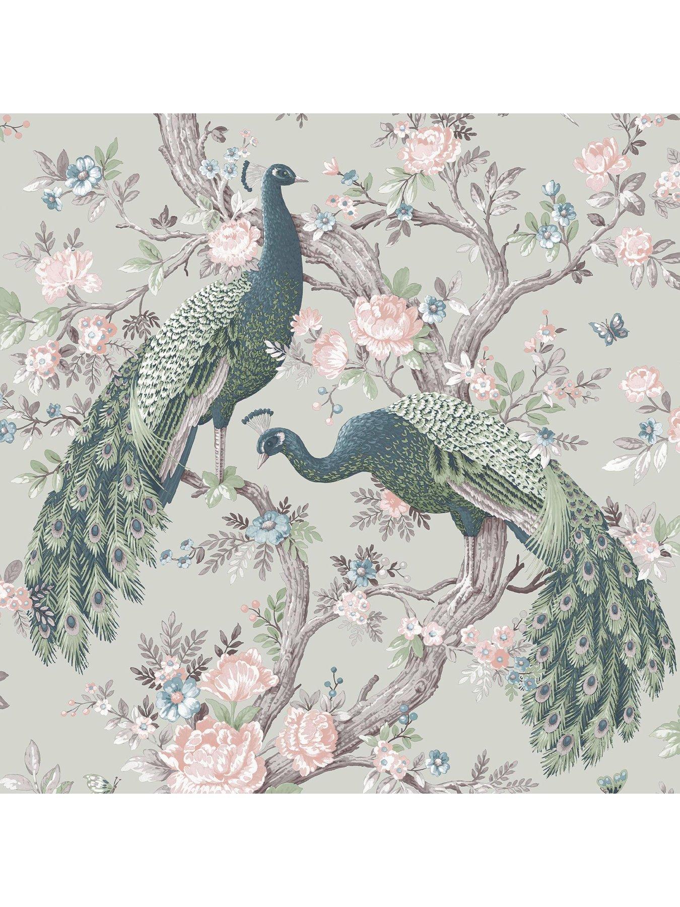 Image 2 of 4 of Laura Ashley Belvedere Sage Green Wallpaper