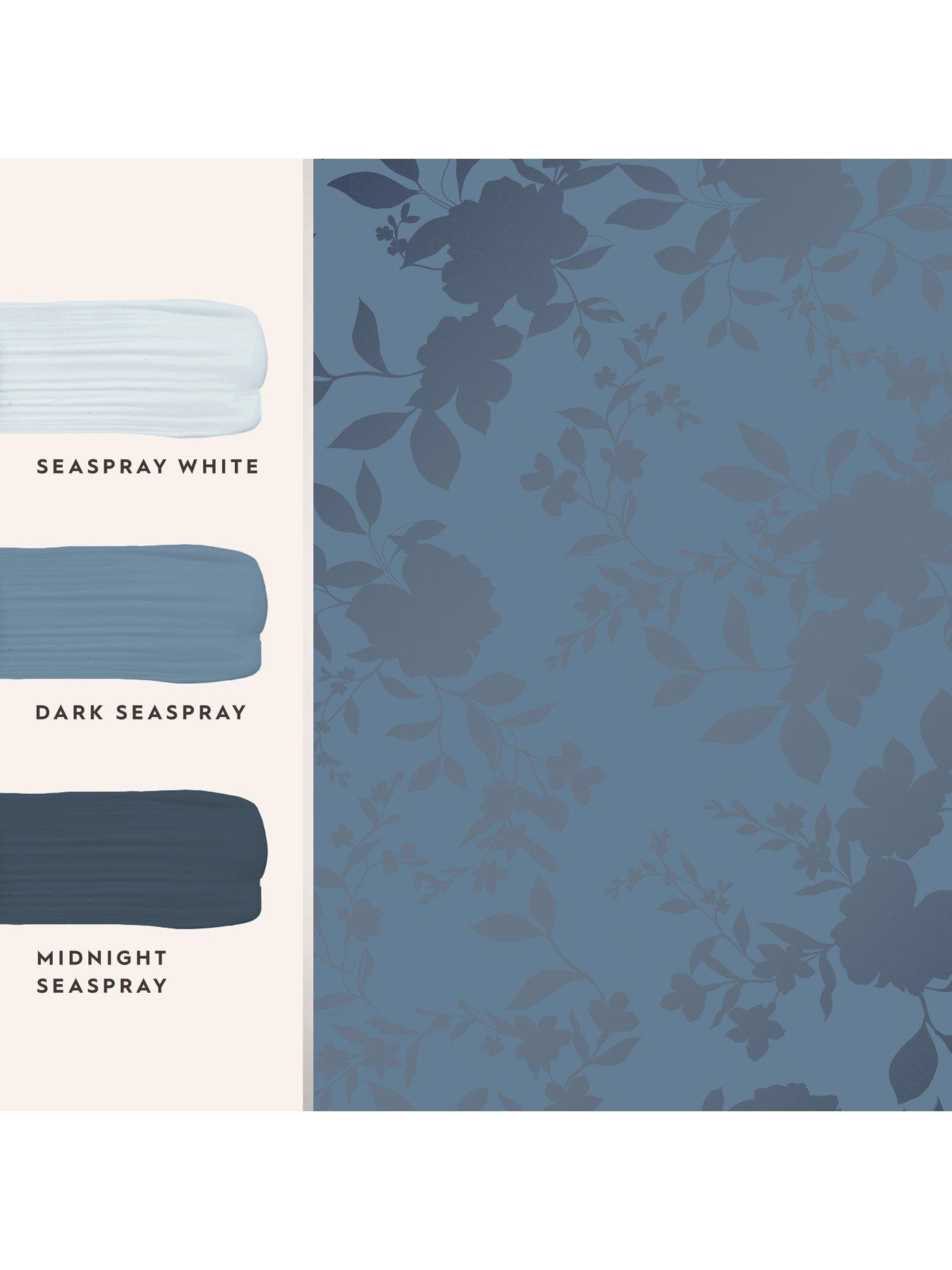 Image 4 of 4 of Laura Ashley Westbourne Midnight Blue Wallpaper