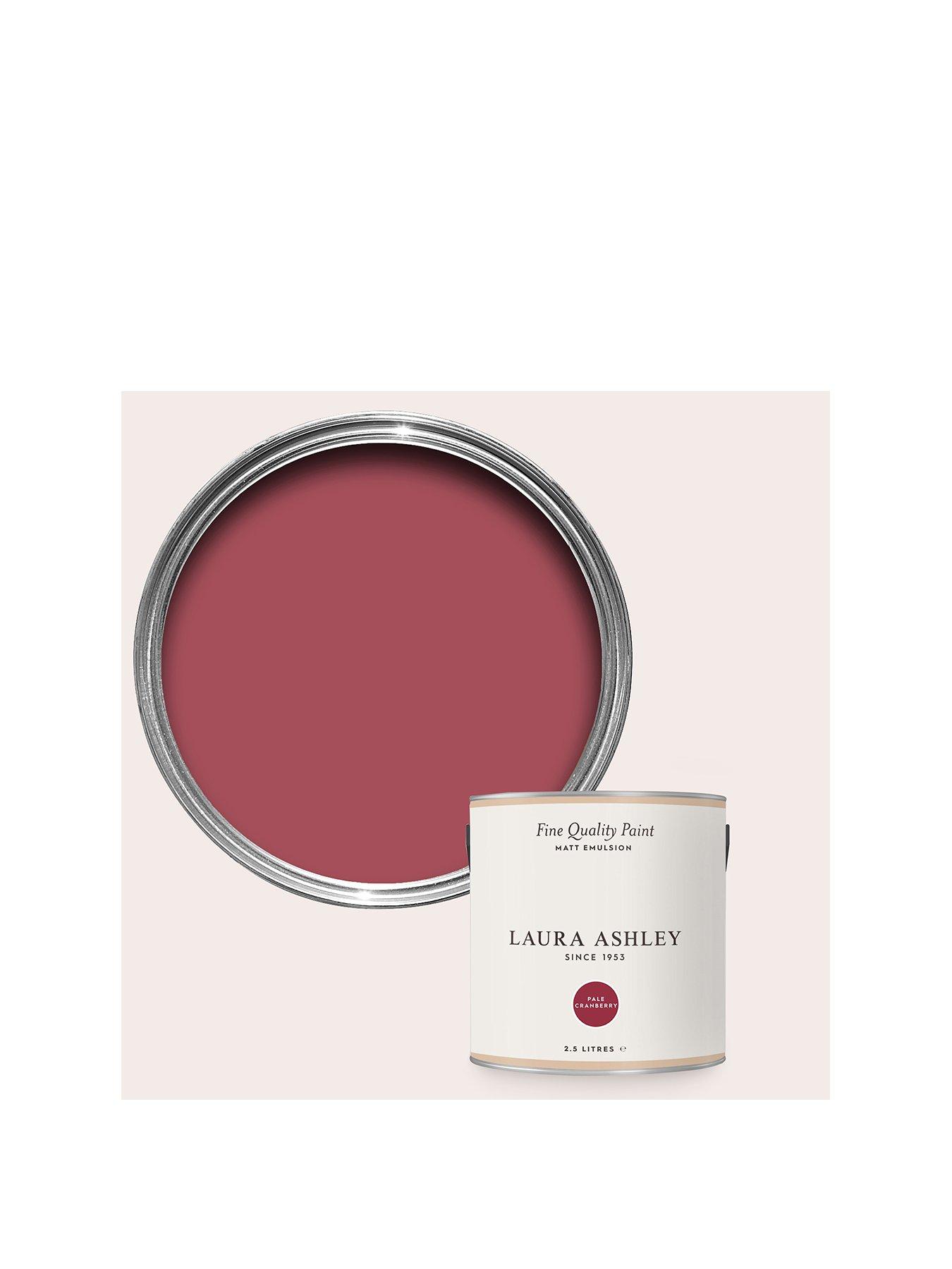Image 1 of 4 of Laura Ashley Matt Emulsion Pale Cranberry 2.5l Paint