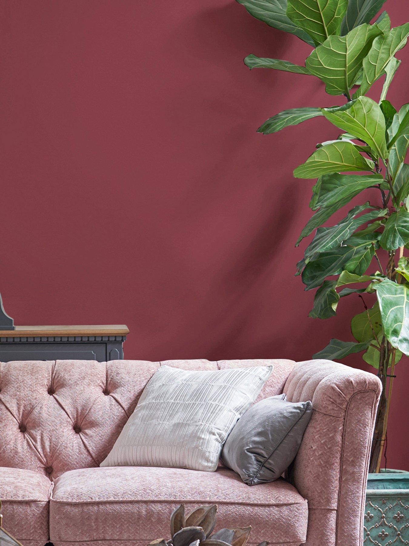 Image 4 of 4 of Laura Ashley Matt Emulsion Pale Cranberry 2.5l Paint