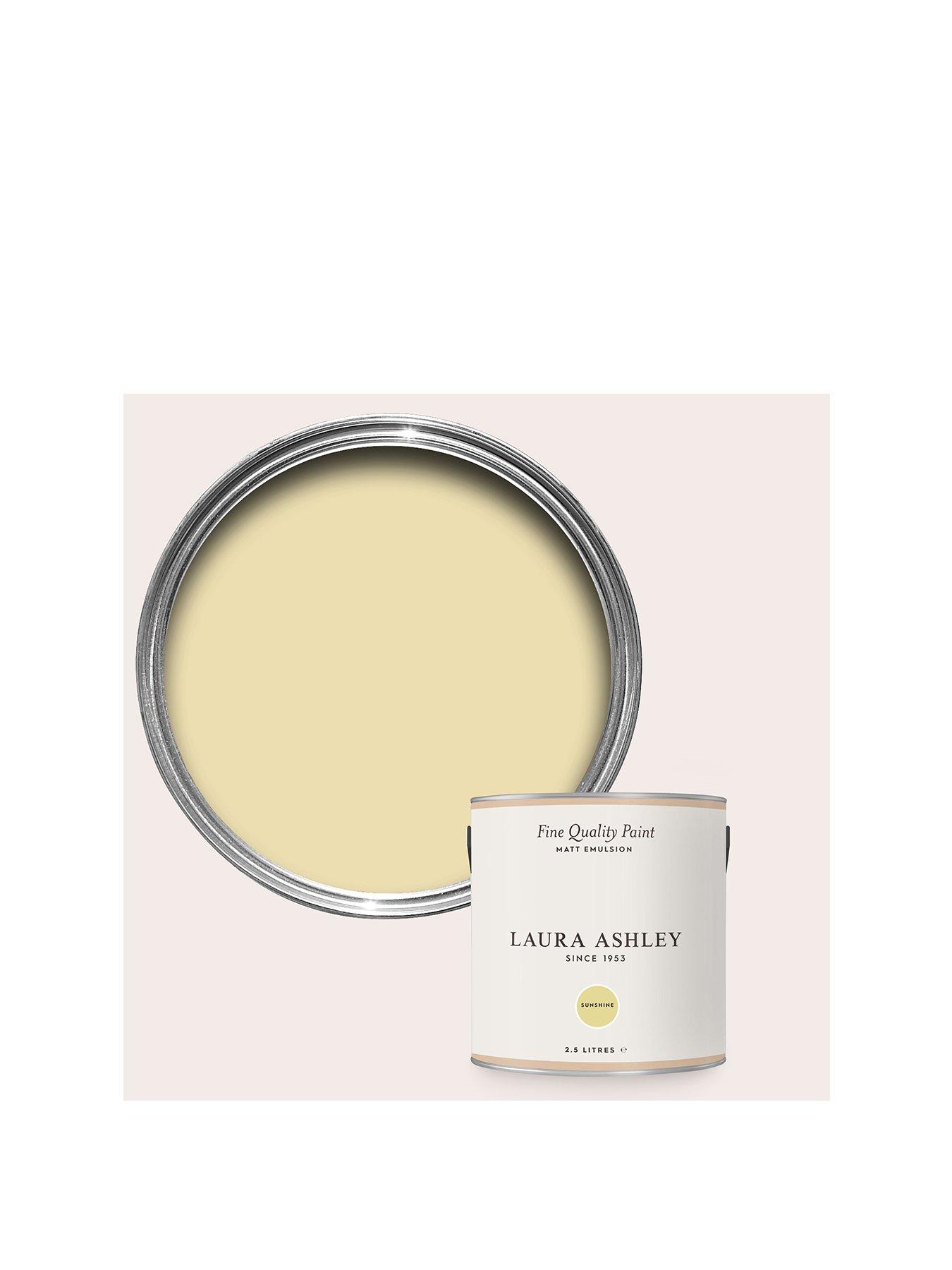 Image 1 of 4 of Laura Ashley Matt Emulsion Sunshine 2.5l Paint