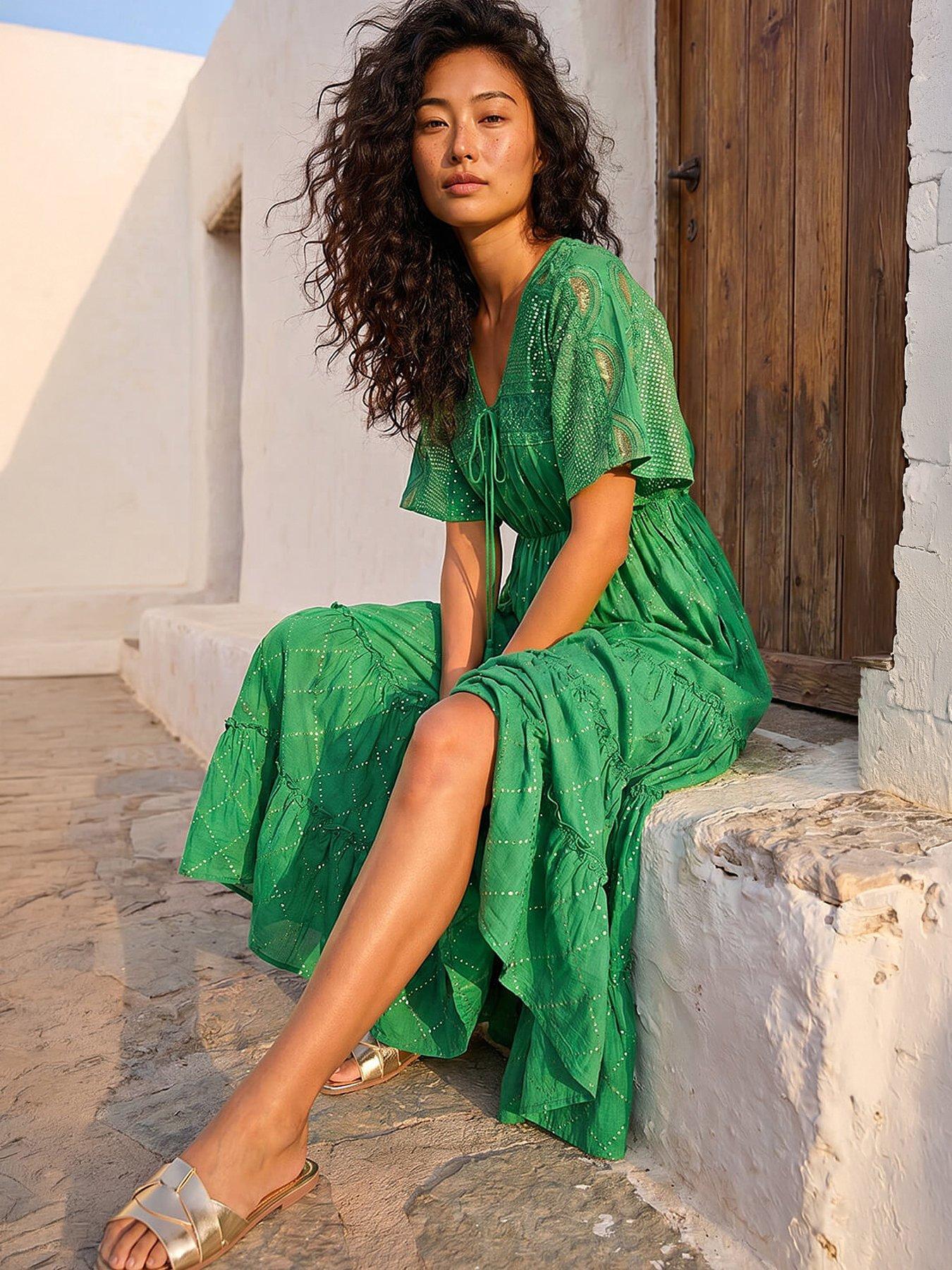Dresses | Roman | Green | Women | Very