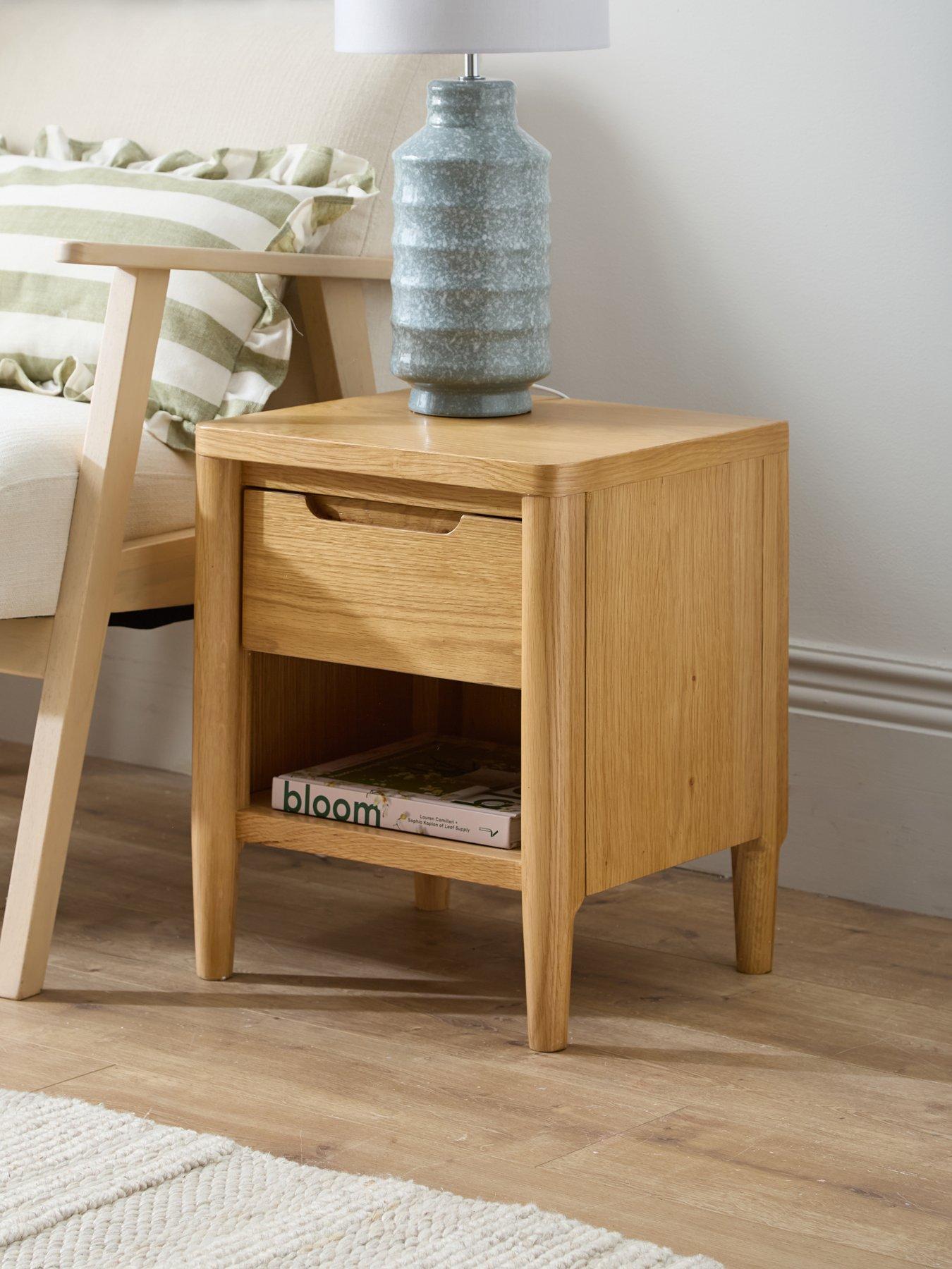 The Very Collection Aubrey 1 Drawer Open Lamp Table