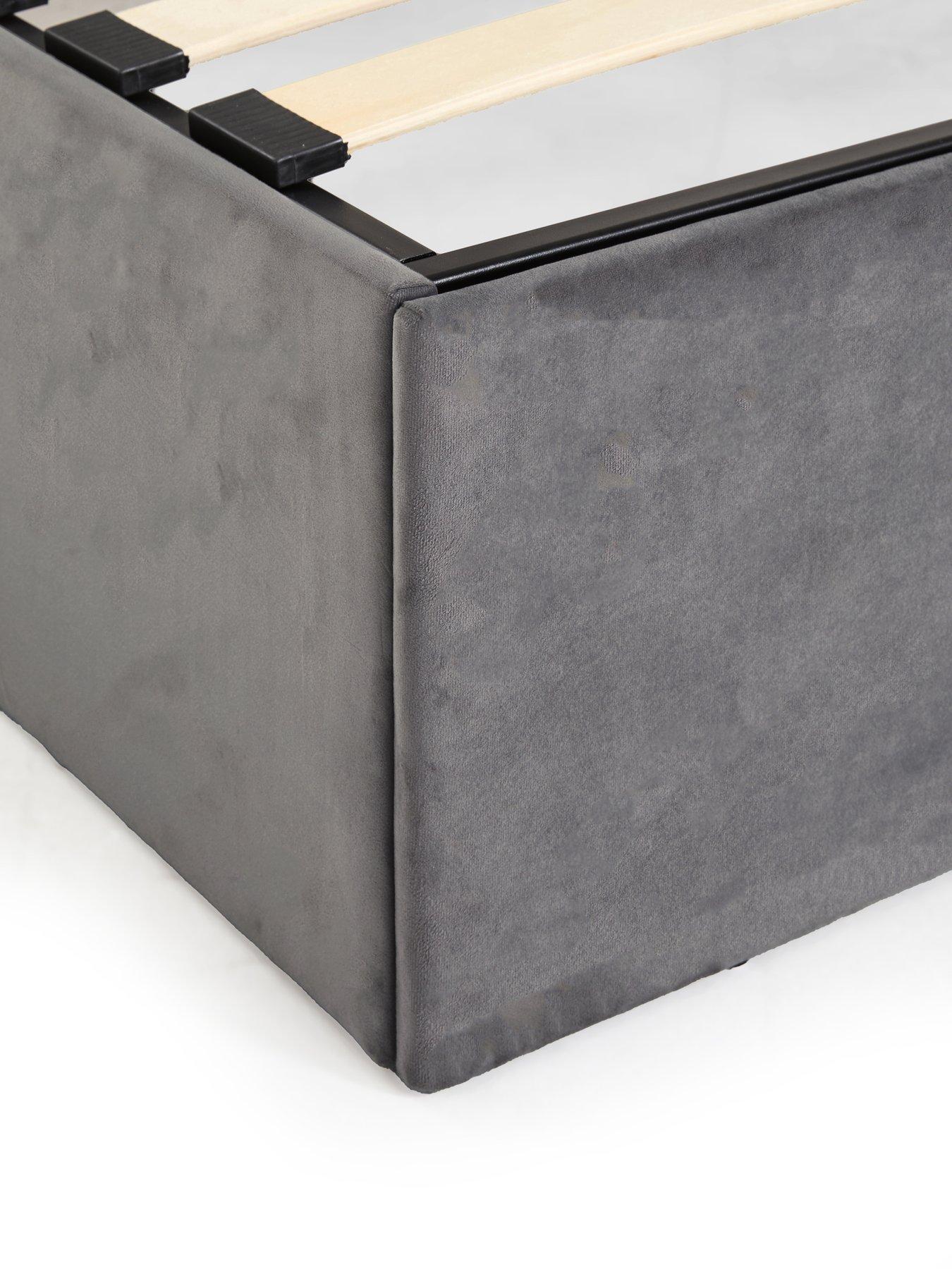 Image 5 of 7 of The Very Collection Haywood End Lift Up Storage Ottoman Bed with Mattress Options (Buy &amp; SAVE!) - Grey