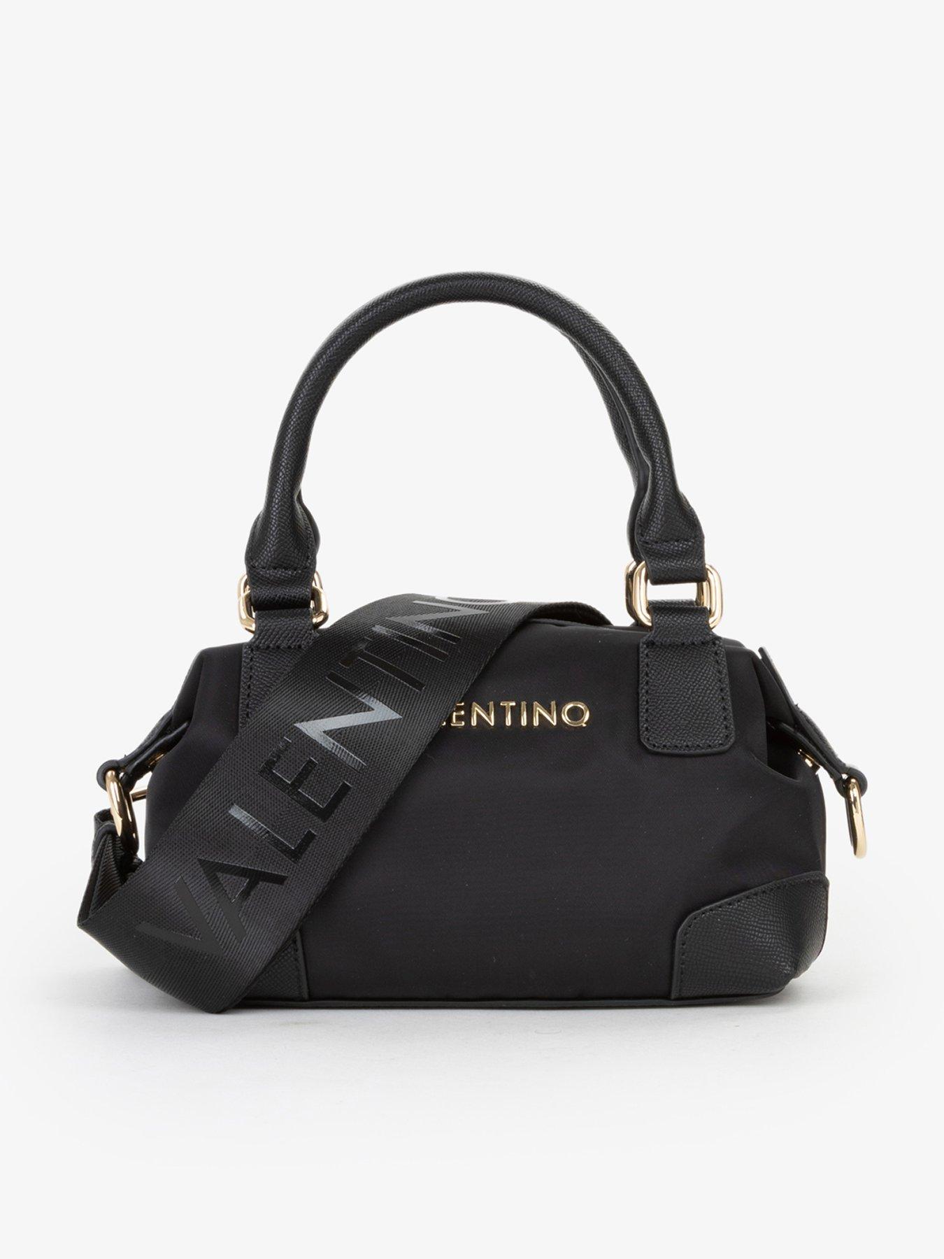 Valentino Logo Detail Shopping Tote Bag - Black