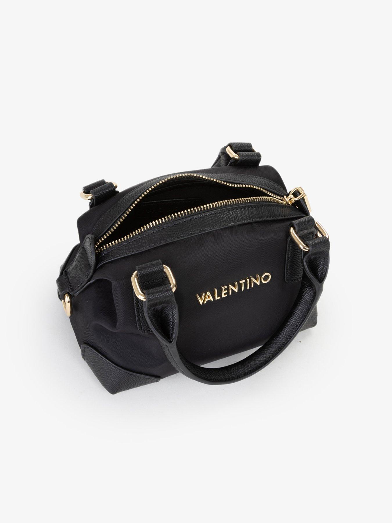 Image 4 of 4 of Valentino Logo Detail Shopping Tote Bag - Black