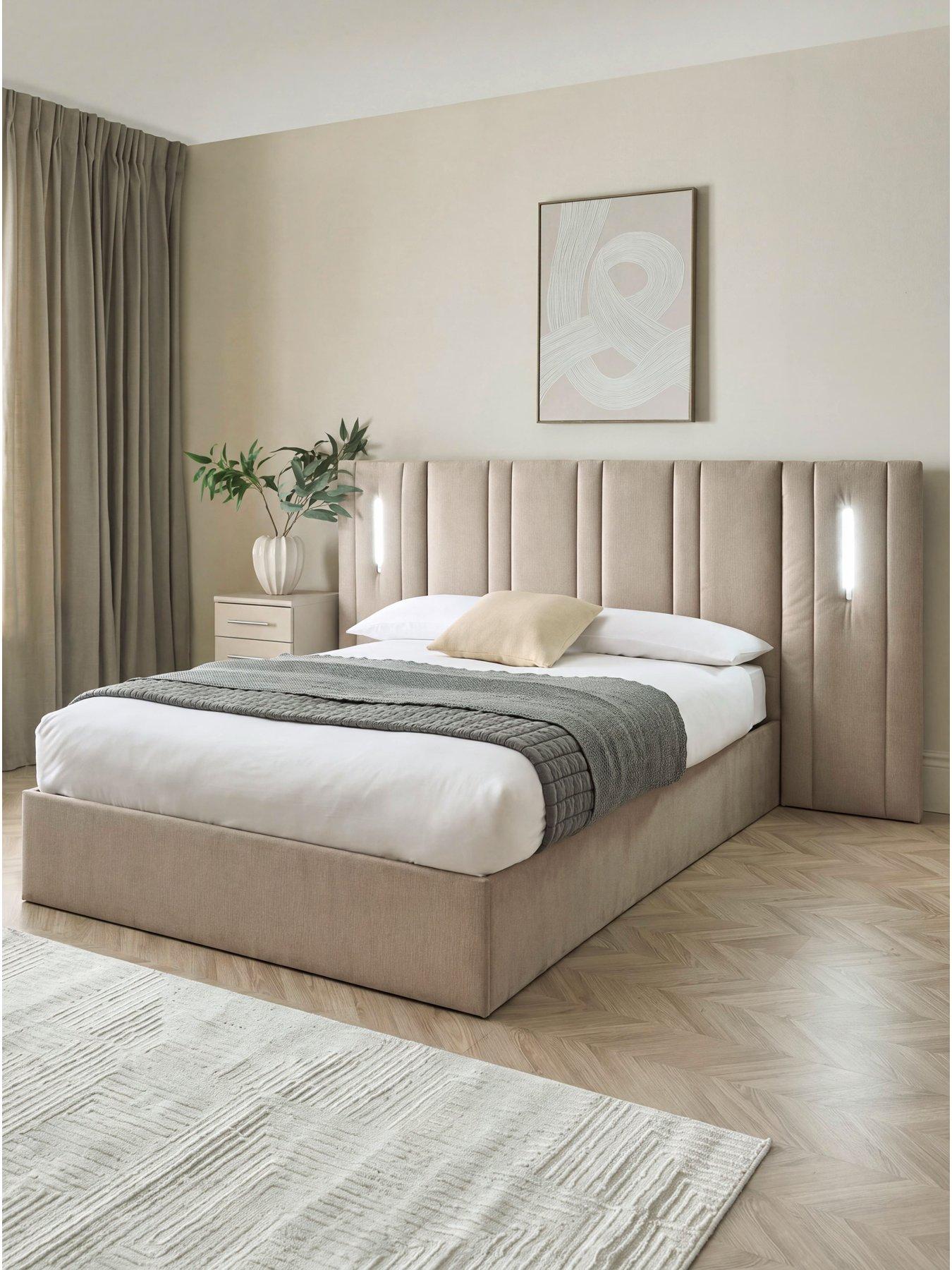 Image 1 of 7 of The Very Collection Hera Connect Double Ottoman Bedframe