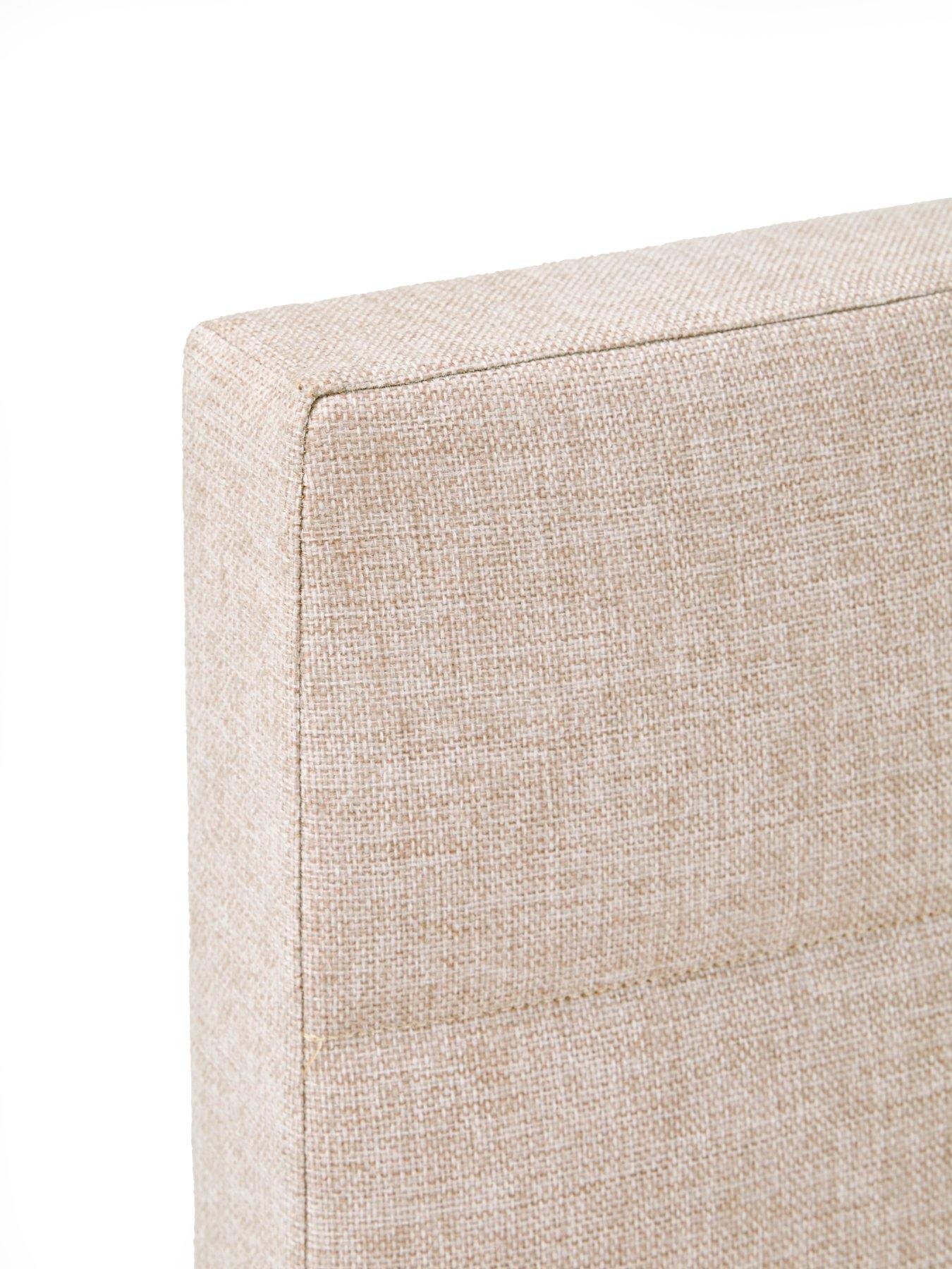 Image 4 of 7 of The Very Collection Lennox&nbsp;Fabric Bed with Mattress Options (Buy &amp; SAVE!) - Natural