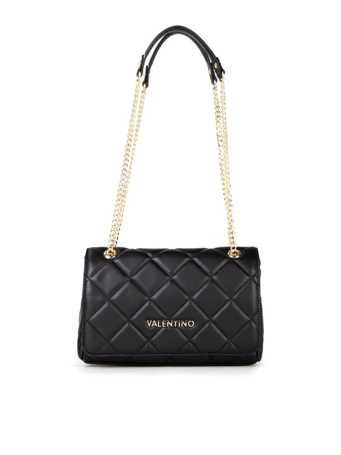 Image 1 of 4 of Valentino Women's Ocarina Quilted Flap Chain Shoulder Bag - Grey