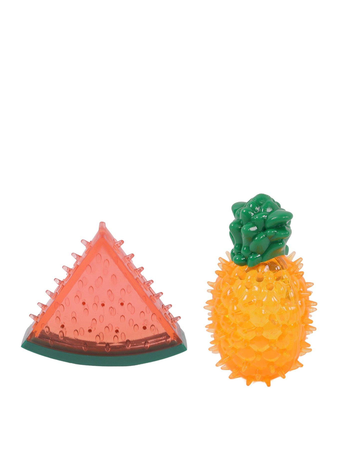 M-Pets Cooling Dog Toy 2 pack Watermellon  &  Pineapple