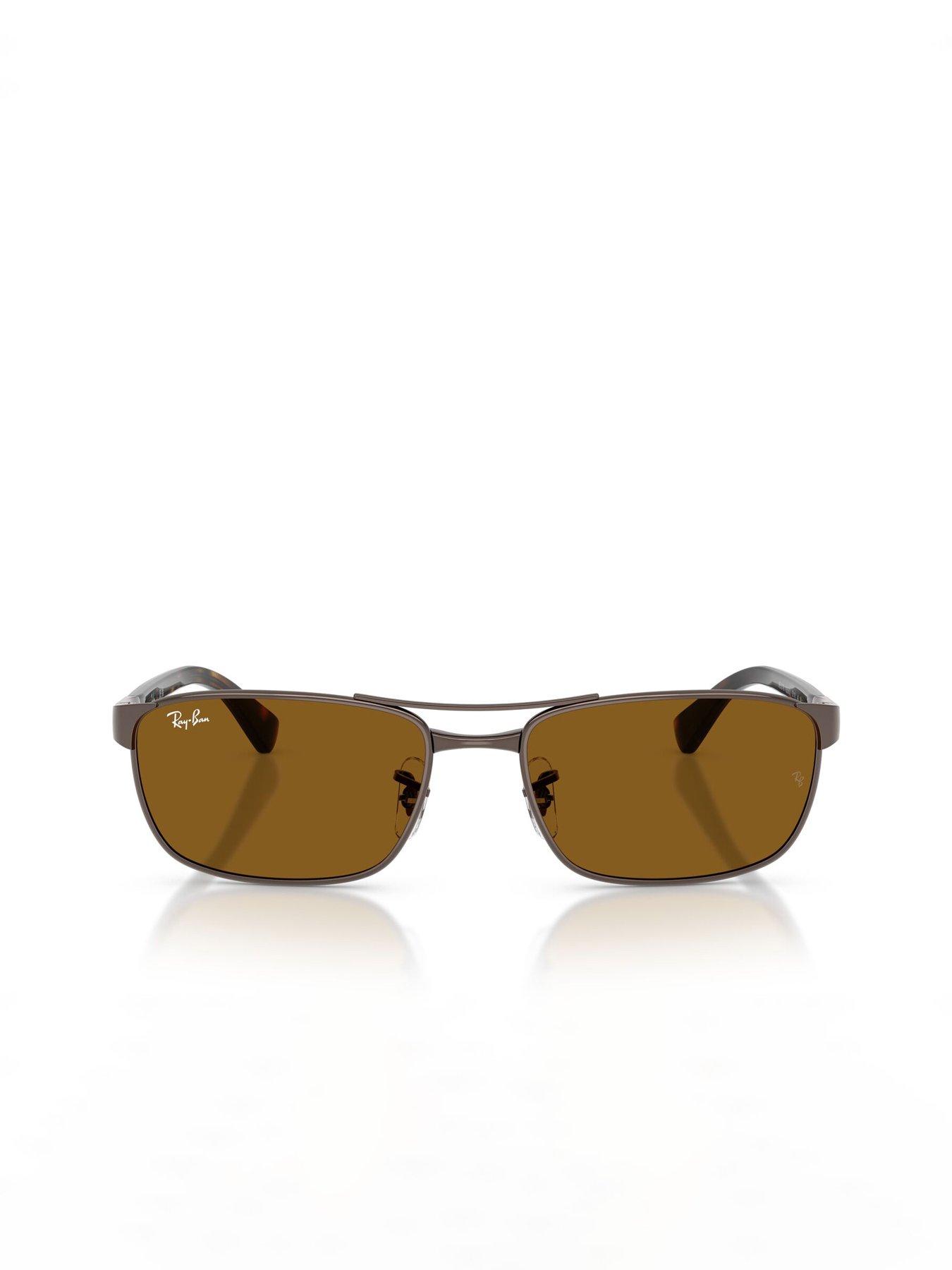 Image 2 of 5 of Ray-Ban Ray Ban 3778 Rectangular Sunglasses - Brown