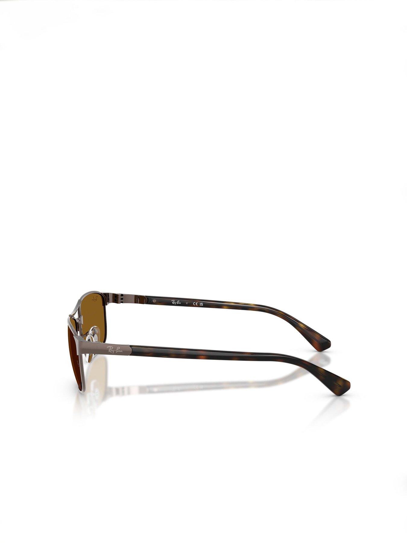 Image 3 of 5 of Ray-Ban Ray Ban 3778 Rectangular Sunglasses - Brown