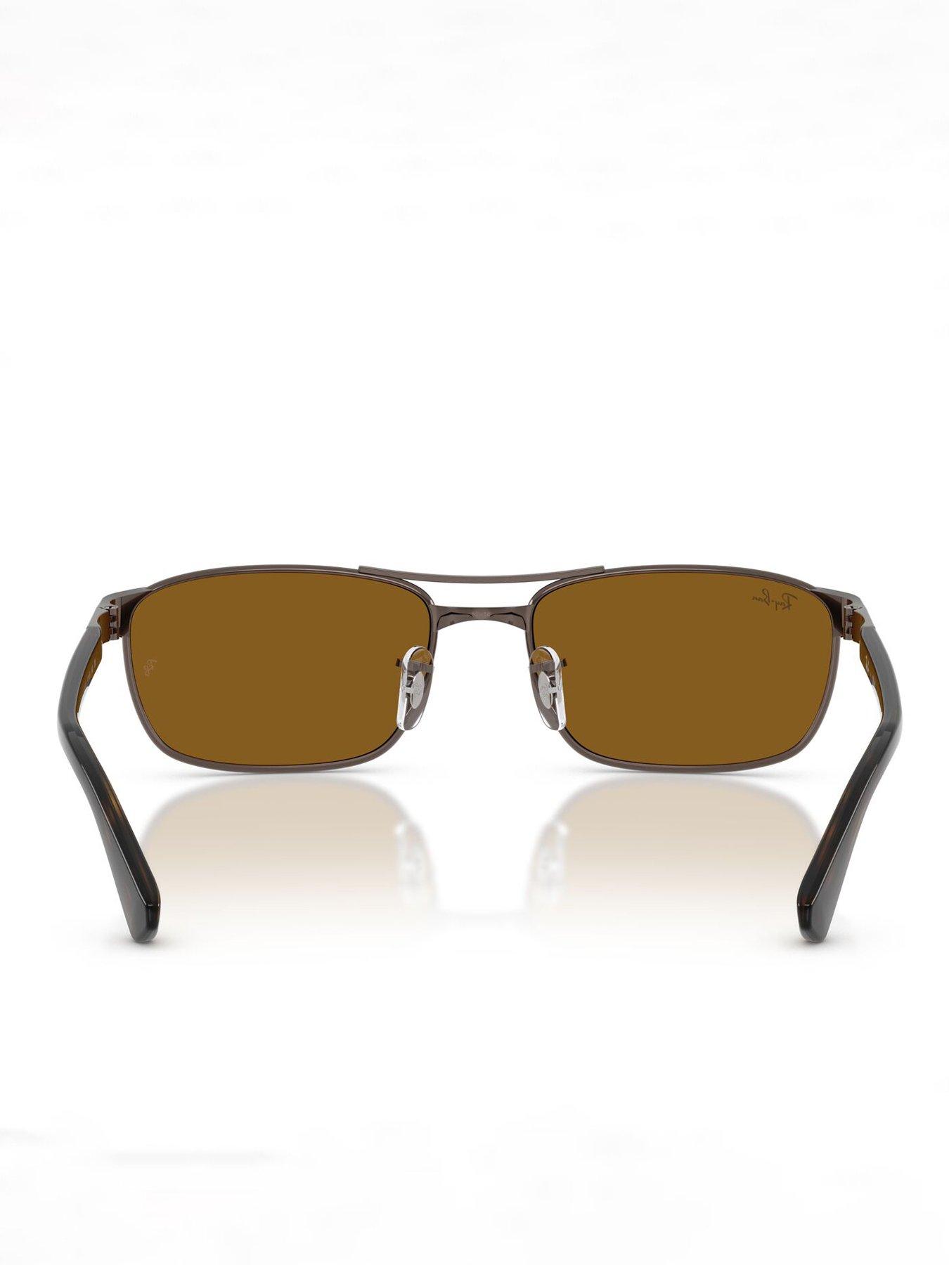 Image 4 of 5 of Ray-Ban Ray Ban 3778 Rectangular Sunglasses - Brown