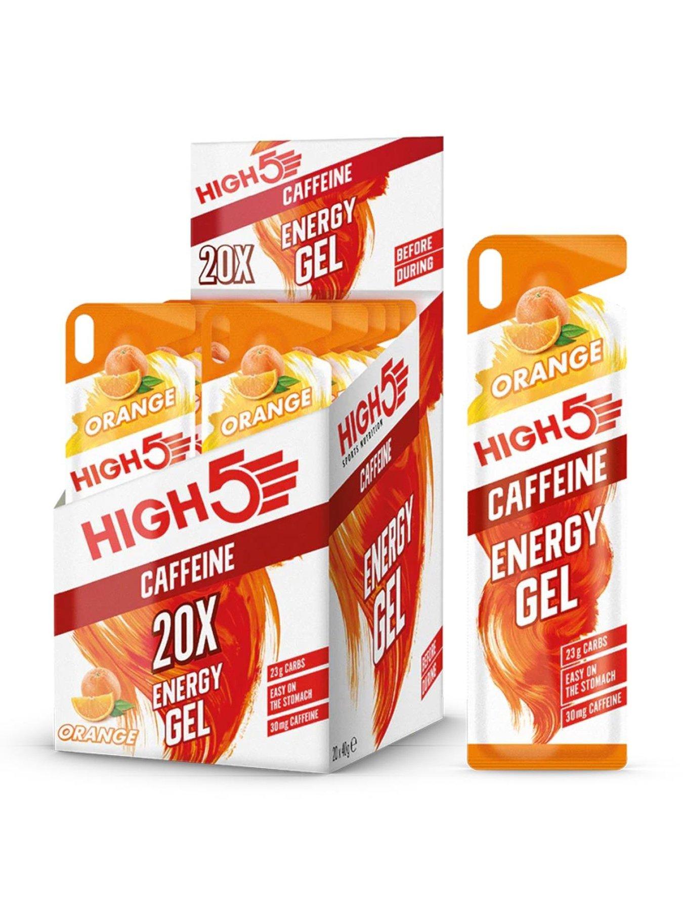High5 Energy Gel Caffeine 20 x 40g Sachet Orange