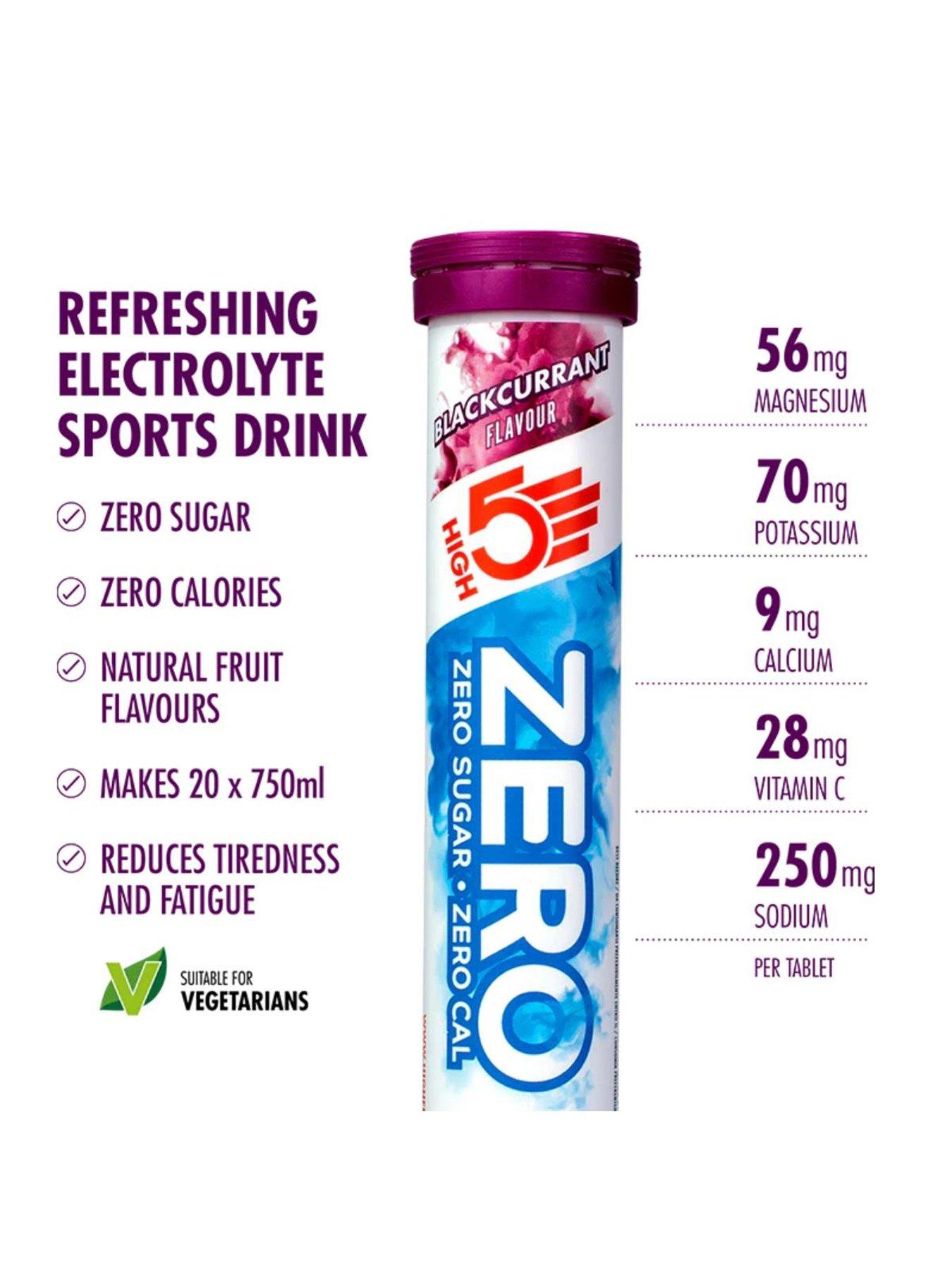 Image 2 of 4 of High5 ZERO 8 x 20 Hydration Electrolyte Tablets Blackcurrant