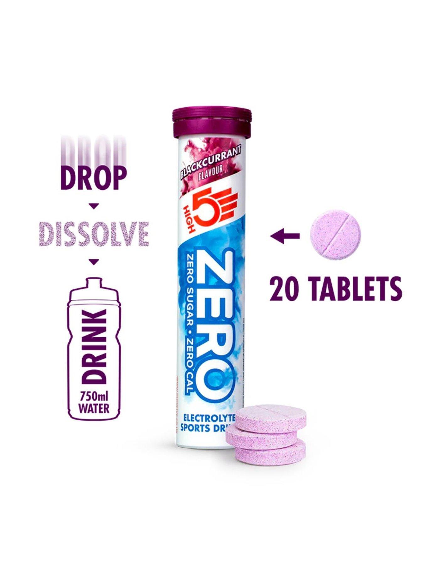 Image 3 of 4 of High5 ZERO 8 x 20 Hydration Electrolyte Tablets Blackcurrant