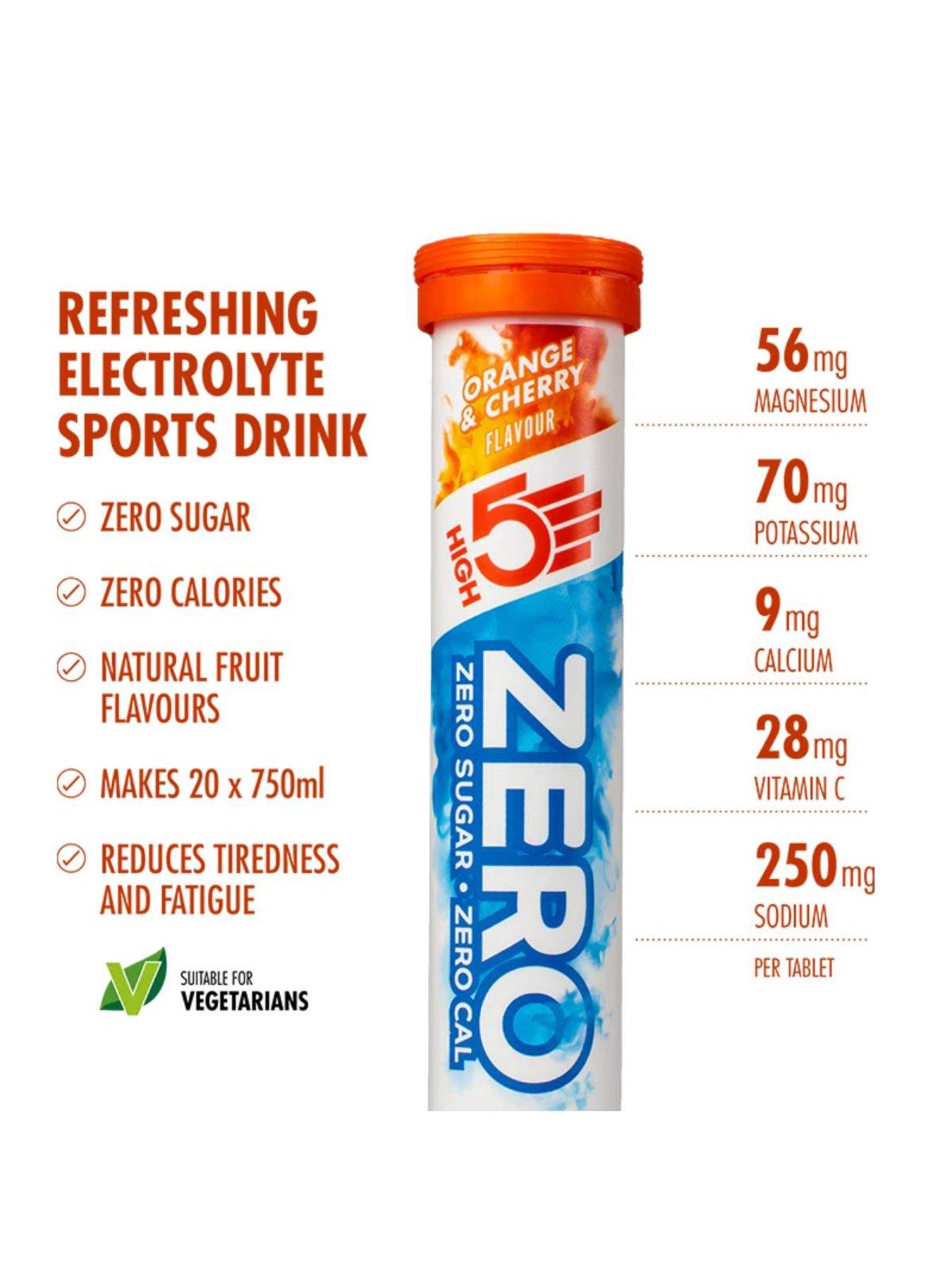 Image 3 of 4 of High5 ZERO 8 x 20 Hydration Electrolyte Tablets Orange & Cherry