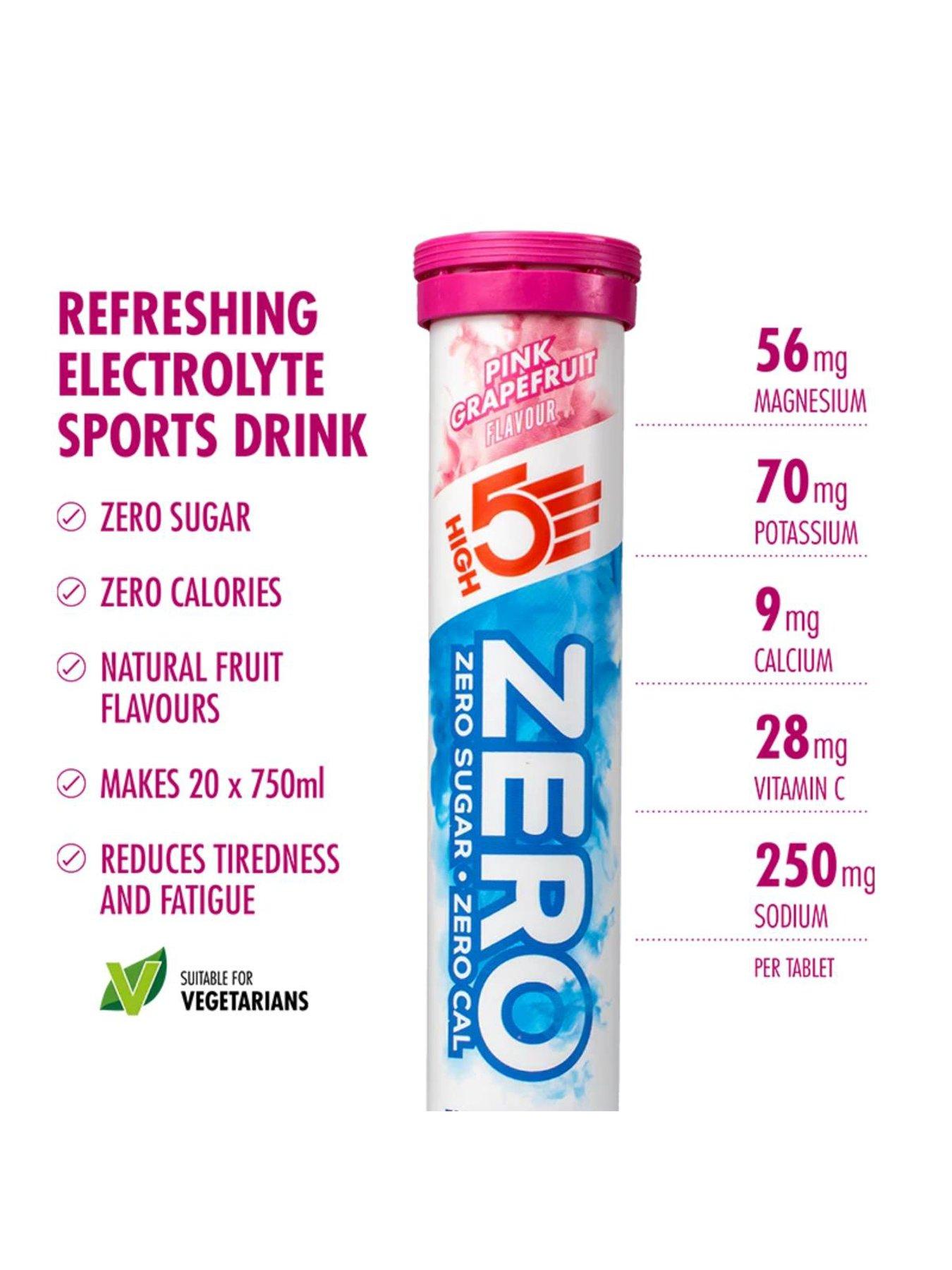 High5 ZERO 8 x 20 Hydrations Electrolyte Tablets Pink Grapefruit | Very