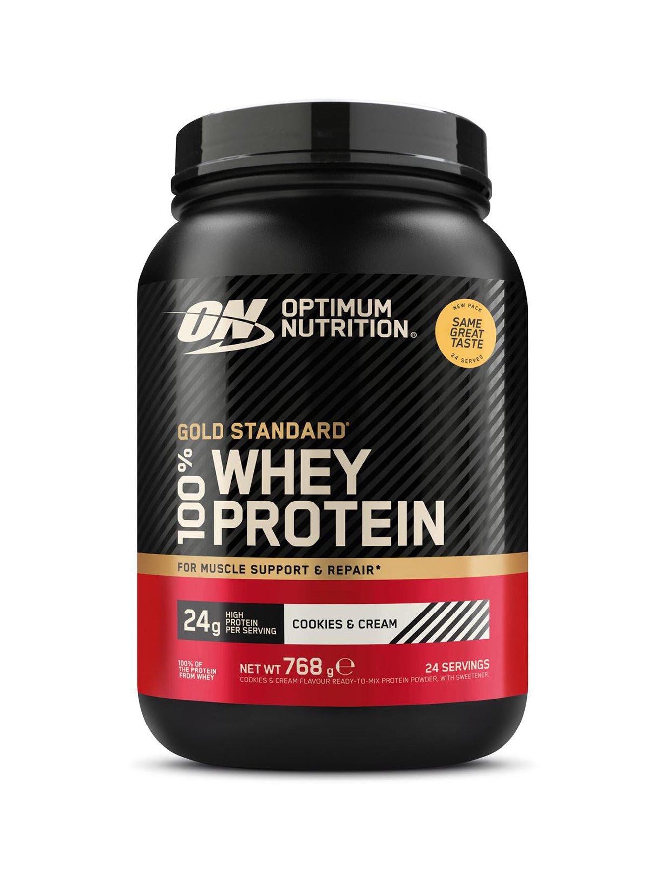 Optimum Nutrition Whey Protein - Cookies And Cream - 768g