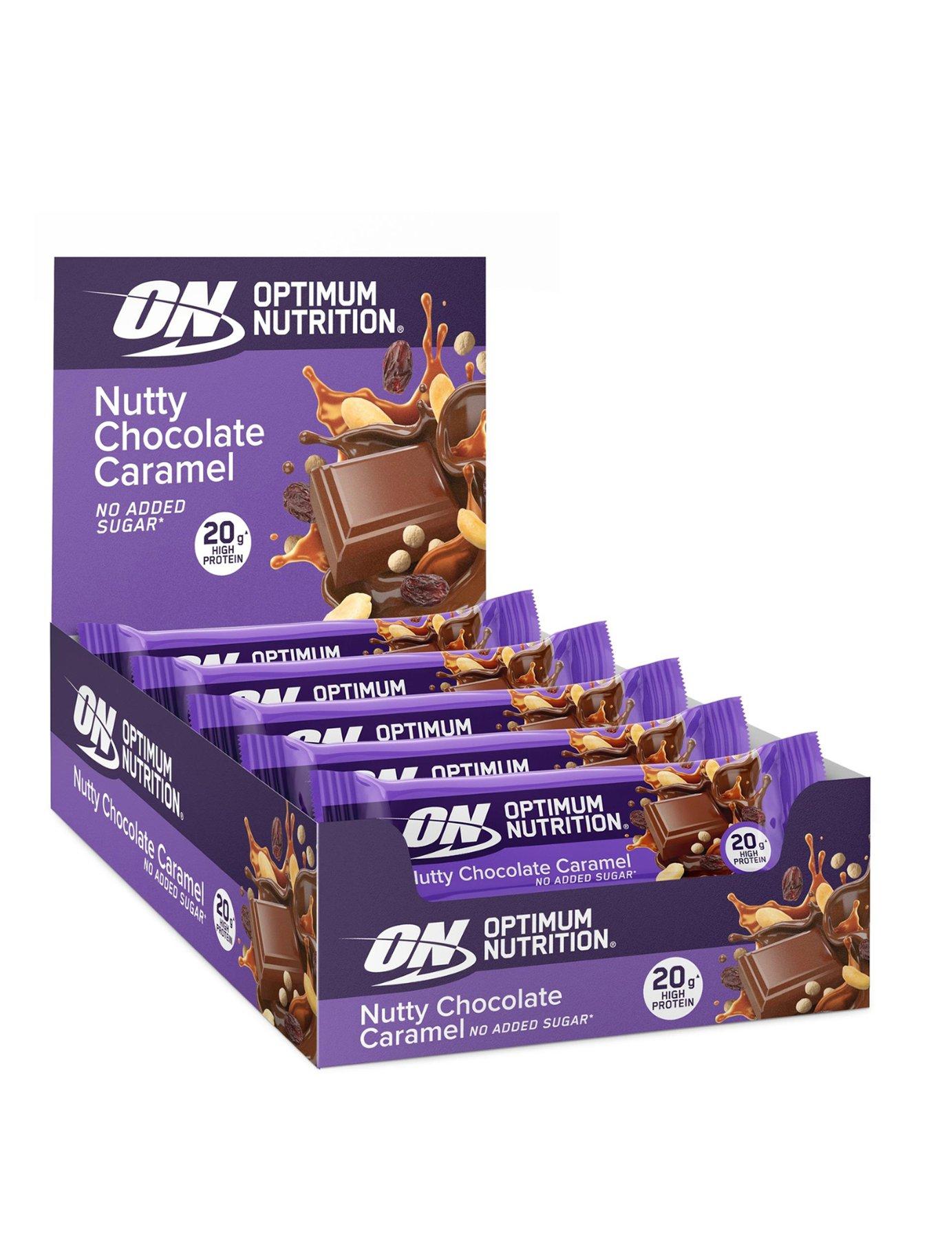 Optimum Nutrition Protein Bar - Nutty Chocolate Caramel - 10 x 70g