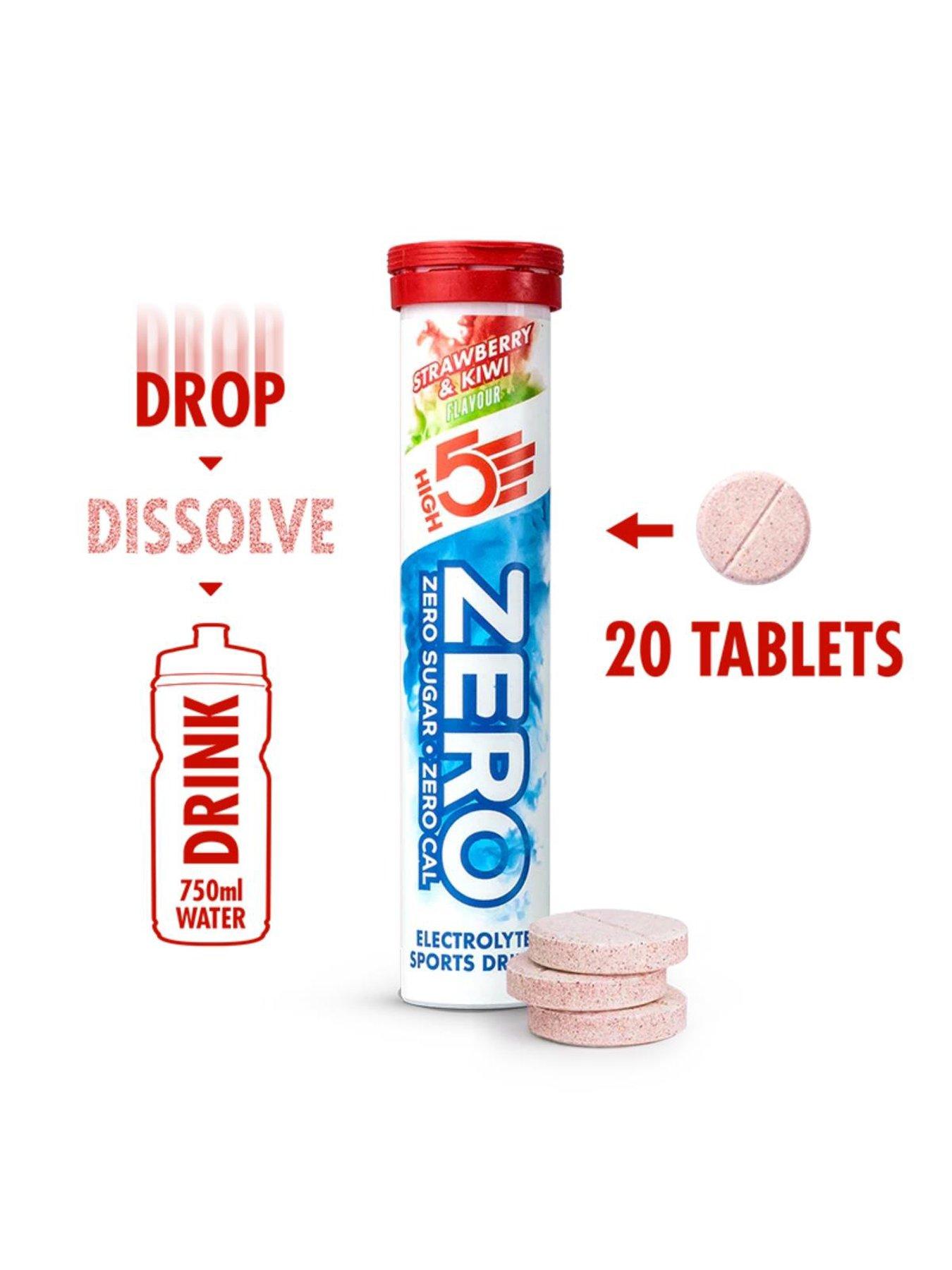High5 ZERO 8 x 20 Hydration Electrolyte Tablets Strawberry & Kiwi | Very