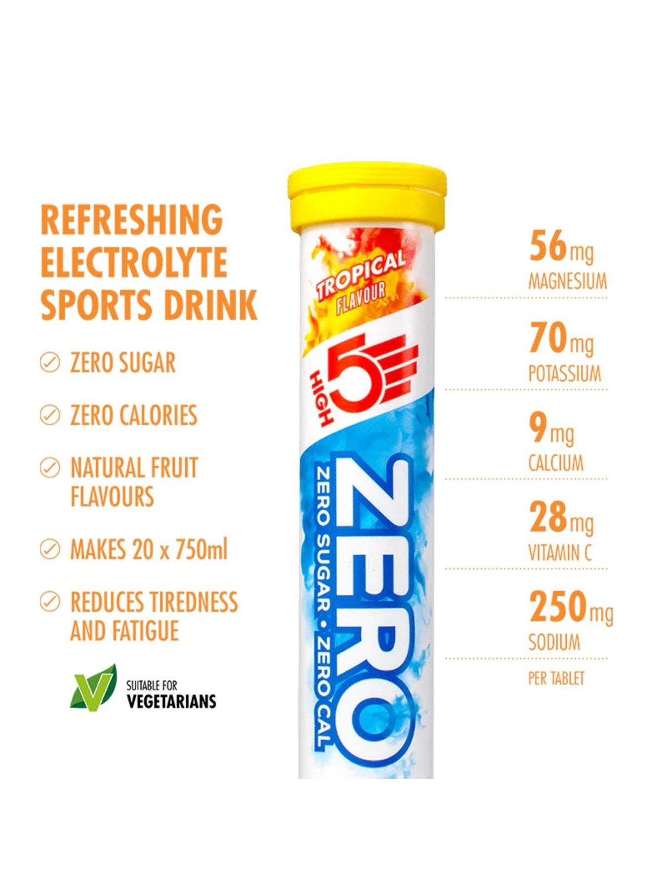 Image 3 of 4 of High5 ZERO 8 x 20 Hydration Electrolyte Tablets Tropical