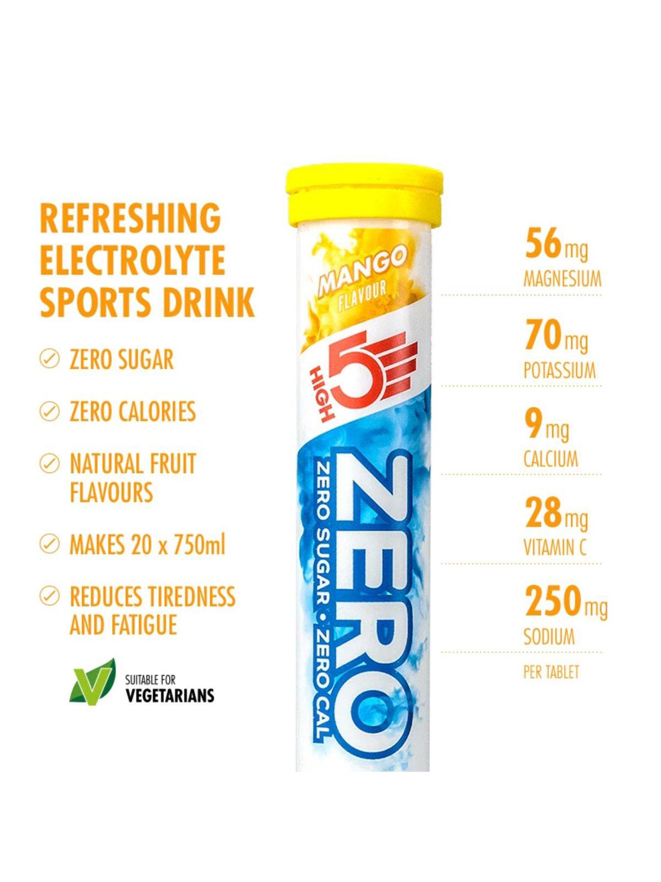 Image 3 of 4 of High5 ZERO 8 x 20 Hydtration Electrolyte Tablets Mango