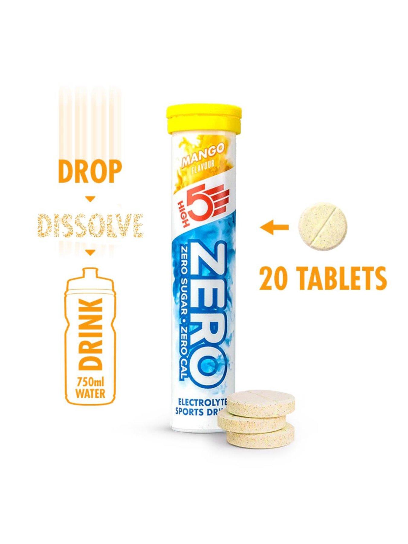 Image 4 of 4 of High5 ZERO 8 x 20 Hydtration Electrolyte Tablets Mango