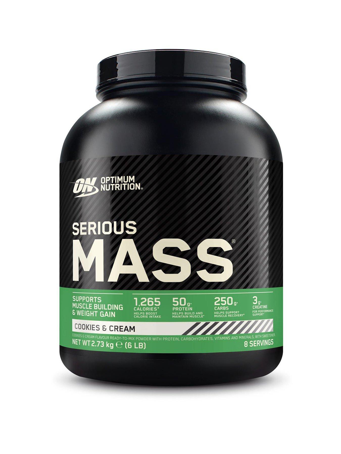 Optimum Nutrition Mass Gainer Powder - Cookies  &  Cream - 2.73kg