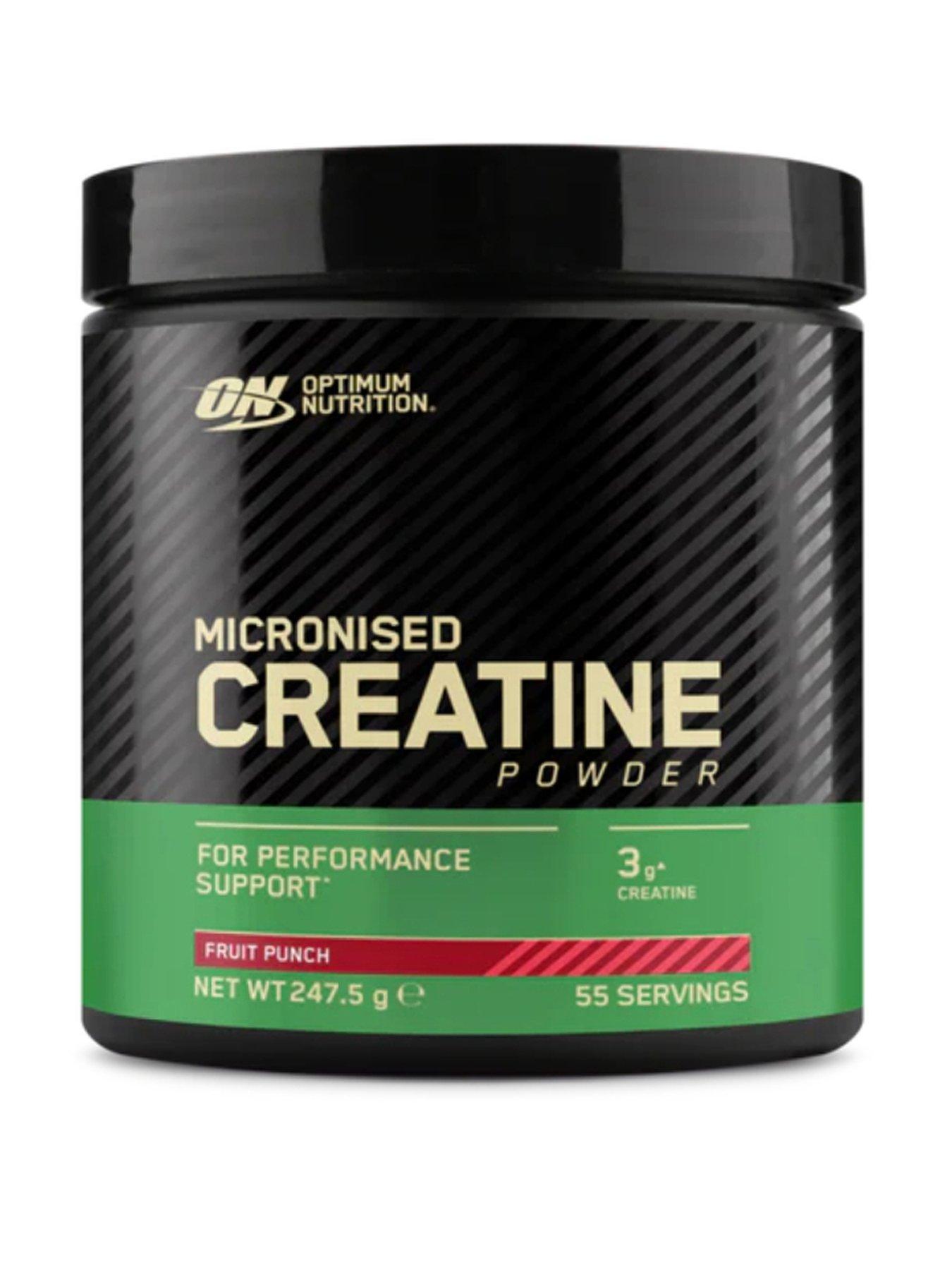 Optimum Nutrition Micronised Creatine Powder - Fruit Punch- 247.5g