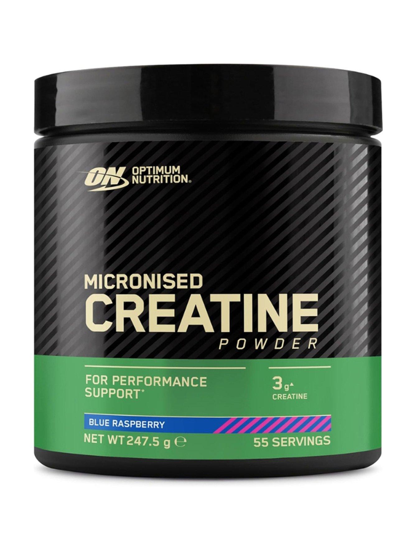 Optimum Nutrition Micronised Creatine Powder - Blue Raspberry - 247.5g